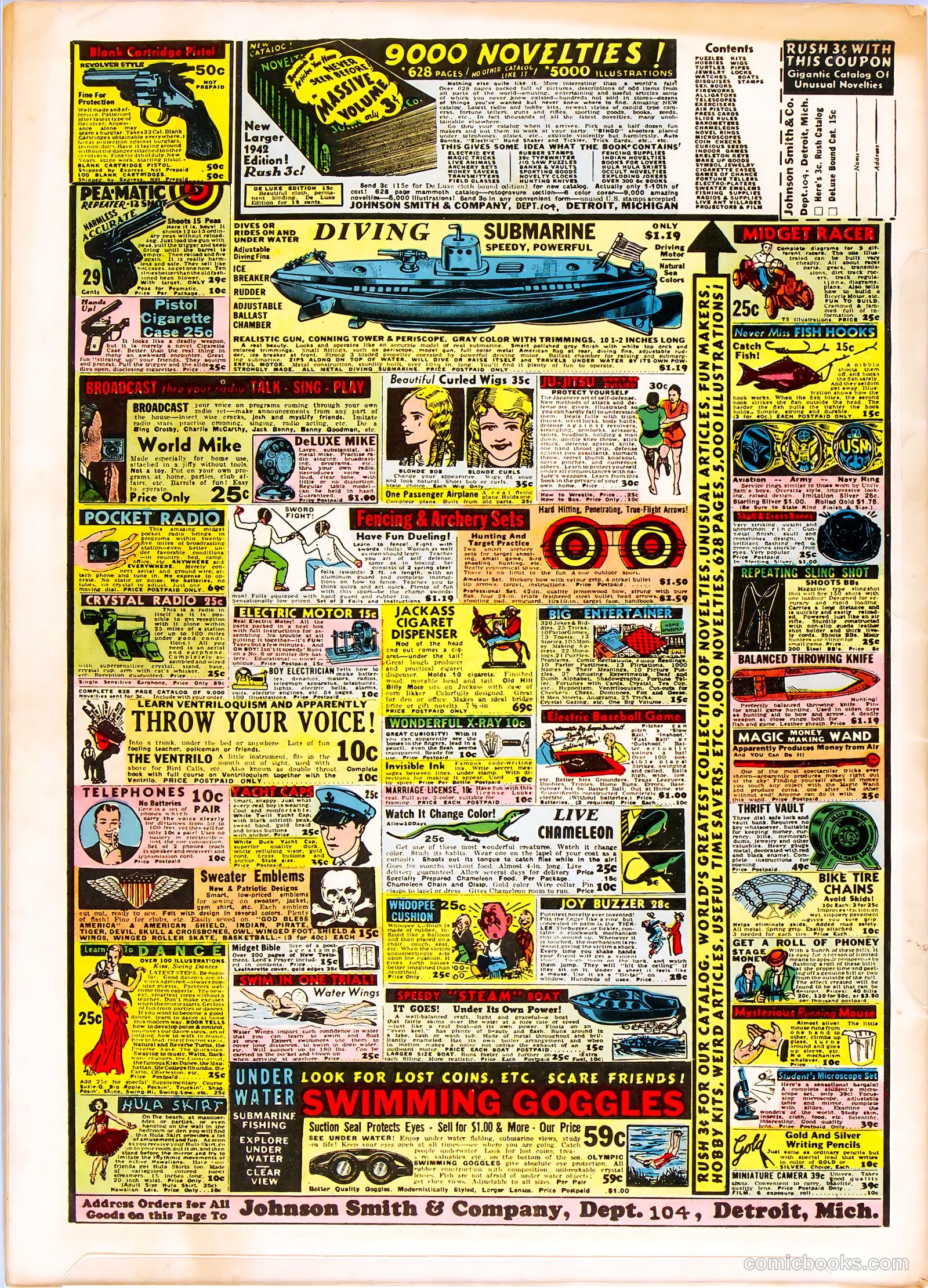 World Famous Heroes Magazine #1 (1941) — page 68 of 68