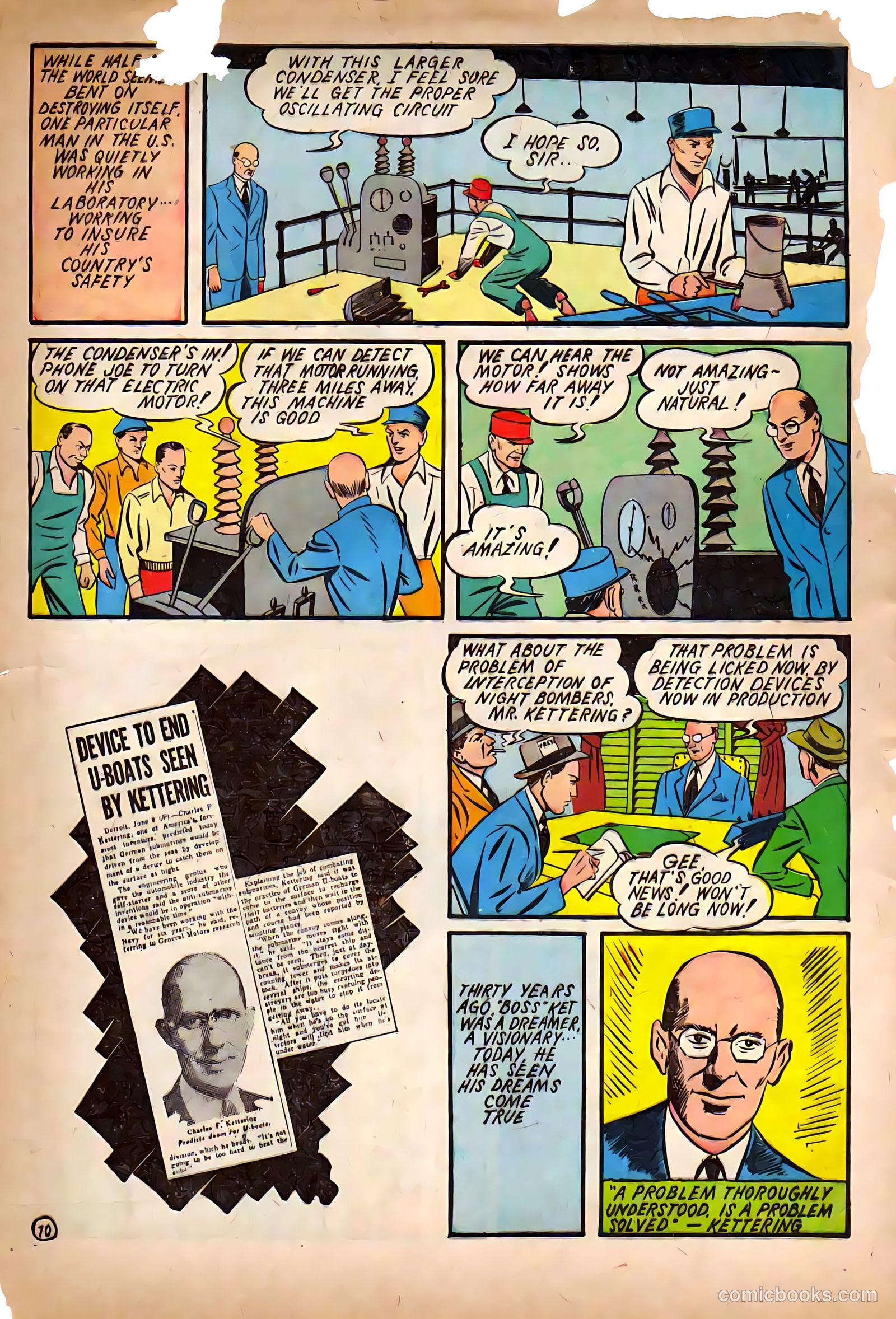World Famous Heroes Magazine #2 (1941) — page 12 of 69