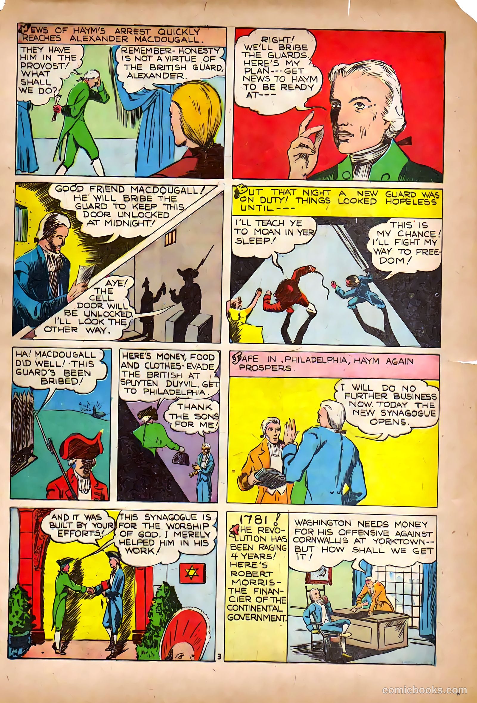 World Famous Heroes Magazine #2 (1941) — page 57 of 69