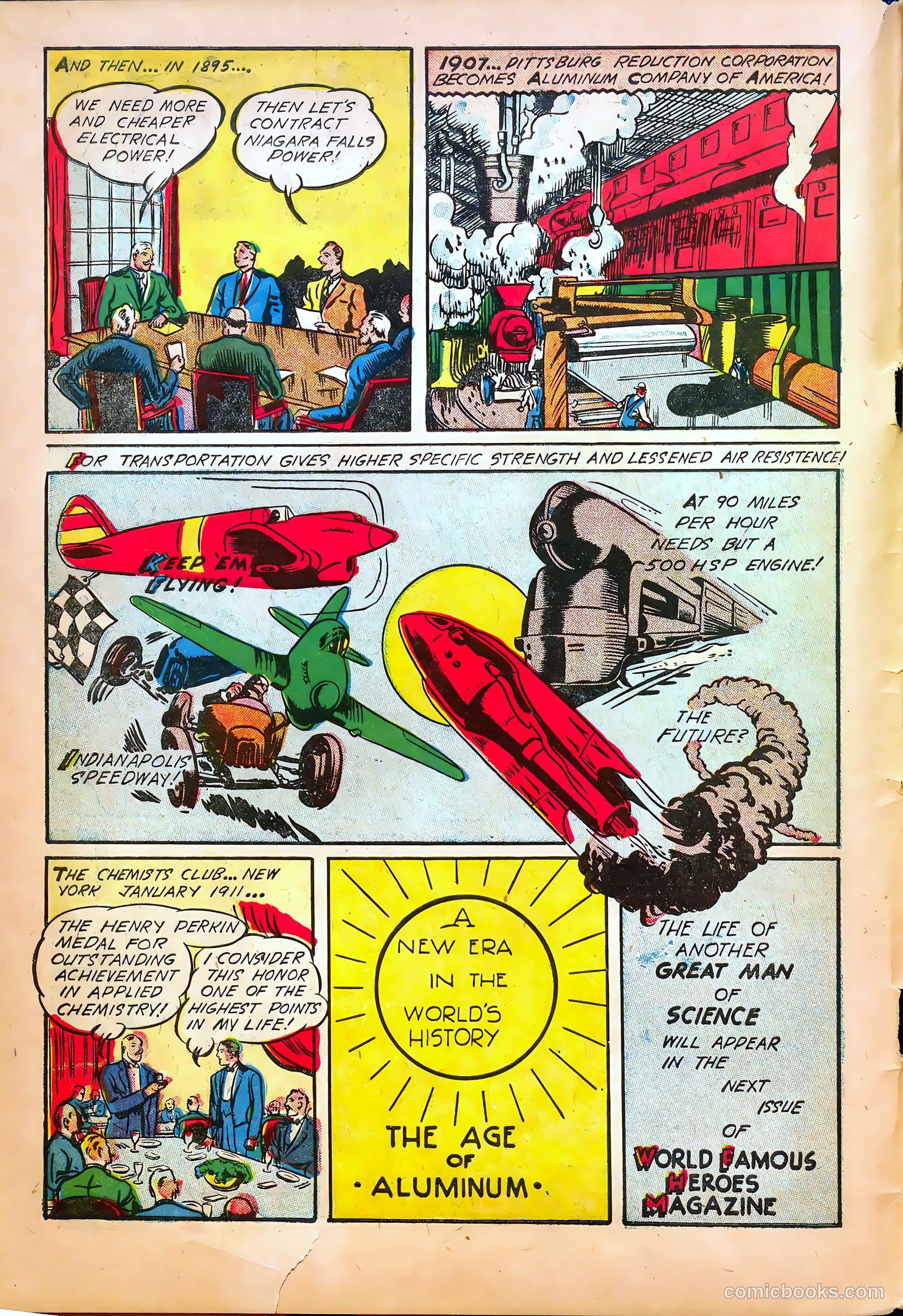 World Famous Heroes Magazine #3 (1942) — page 10 of 68