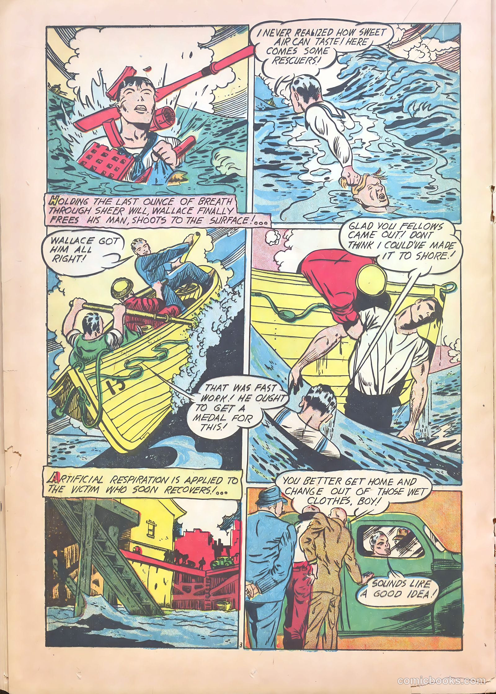 World Famous Heroes Magazine #3 (1942) — page 36 of 68