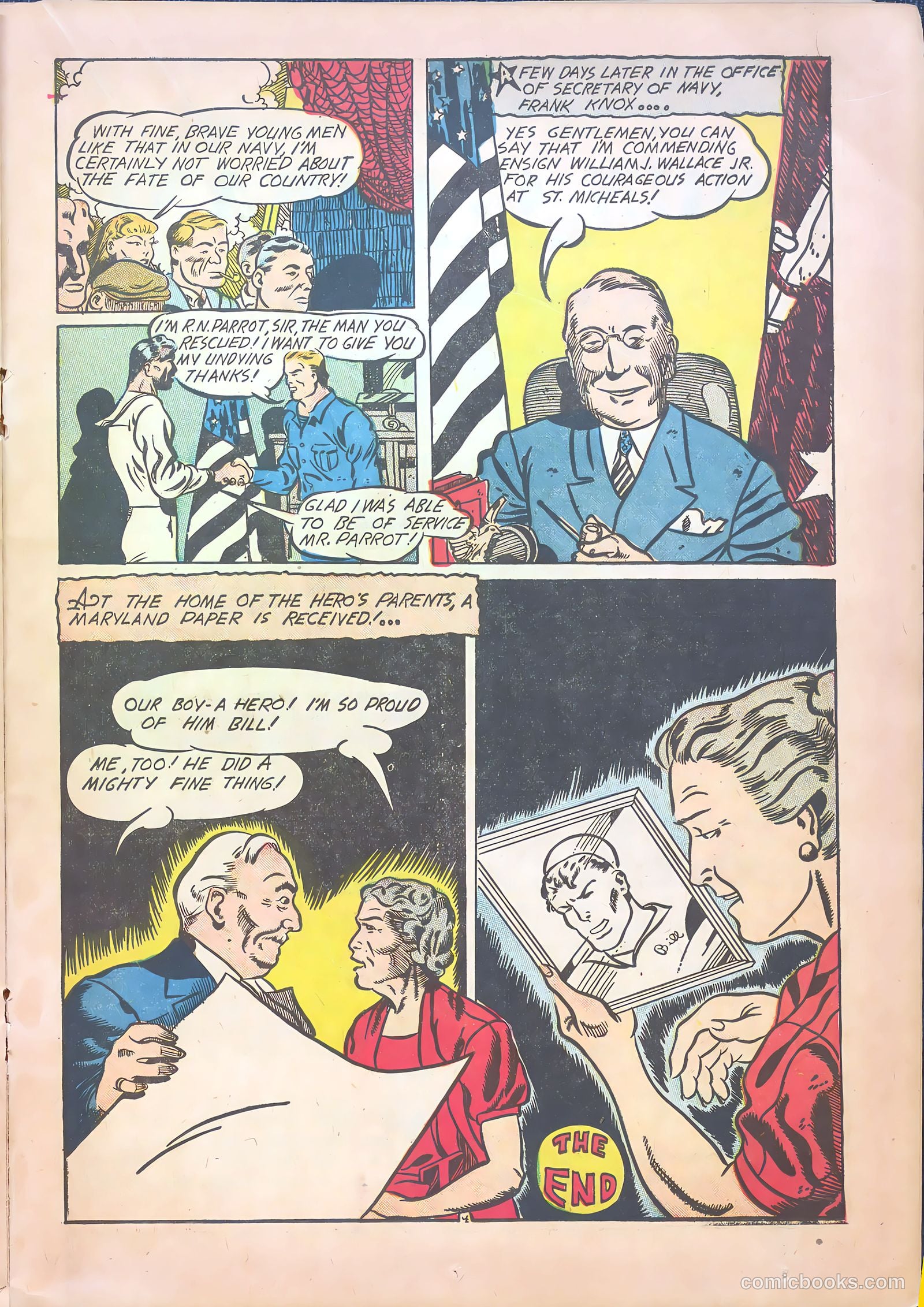 World Famous Heroes Magazine #3 (1942) — page 37 of 68