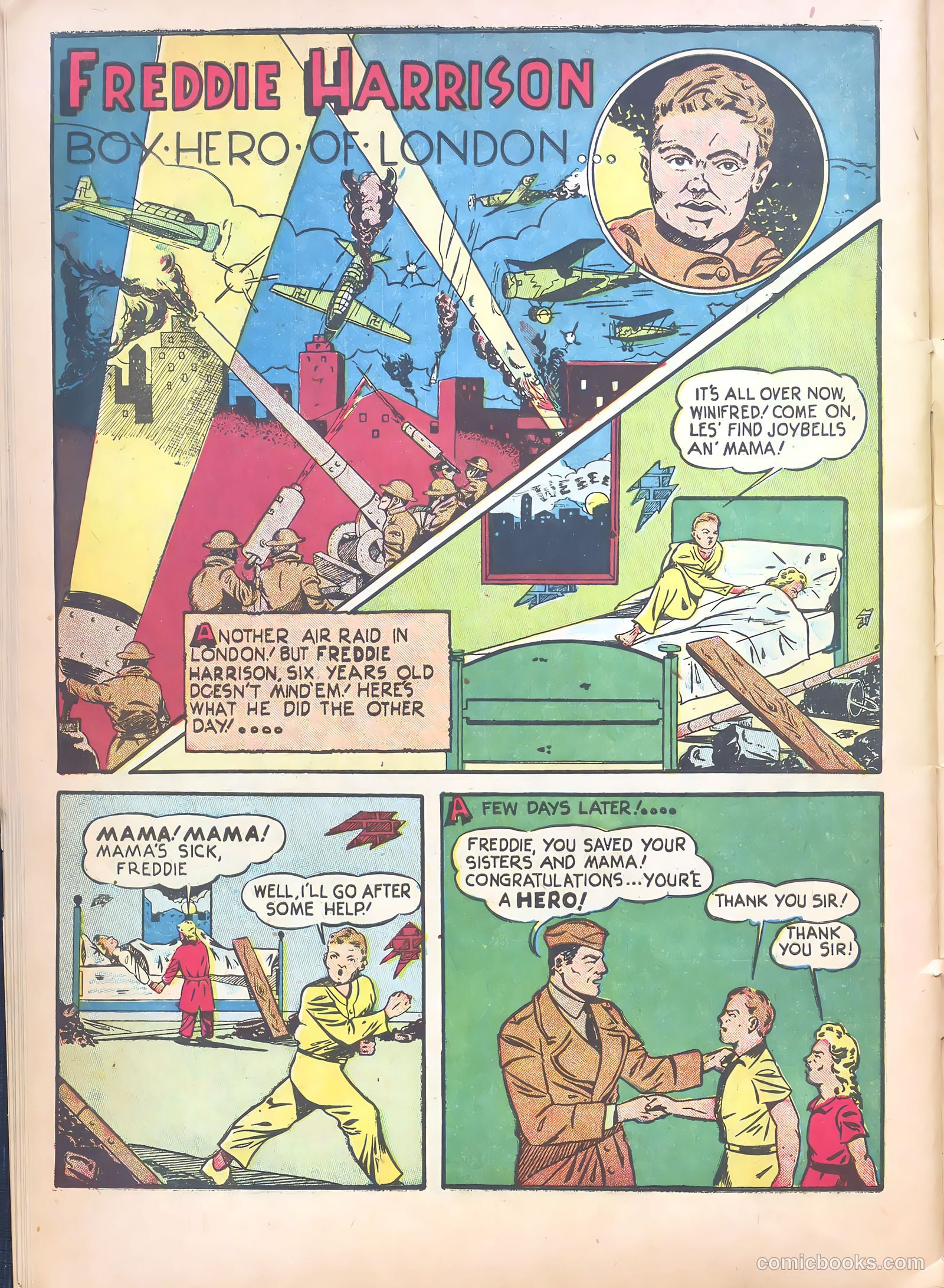World Famous Heroes Magazine #3 (1942) — page 57 of 68