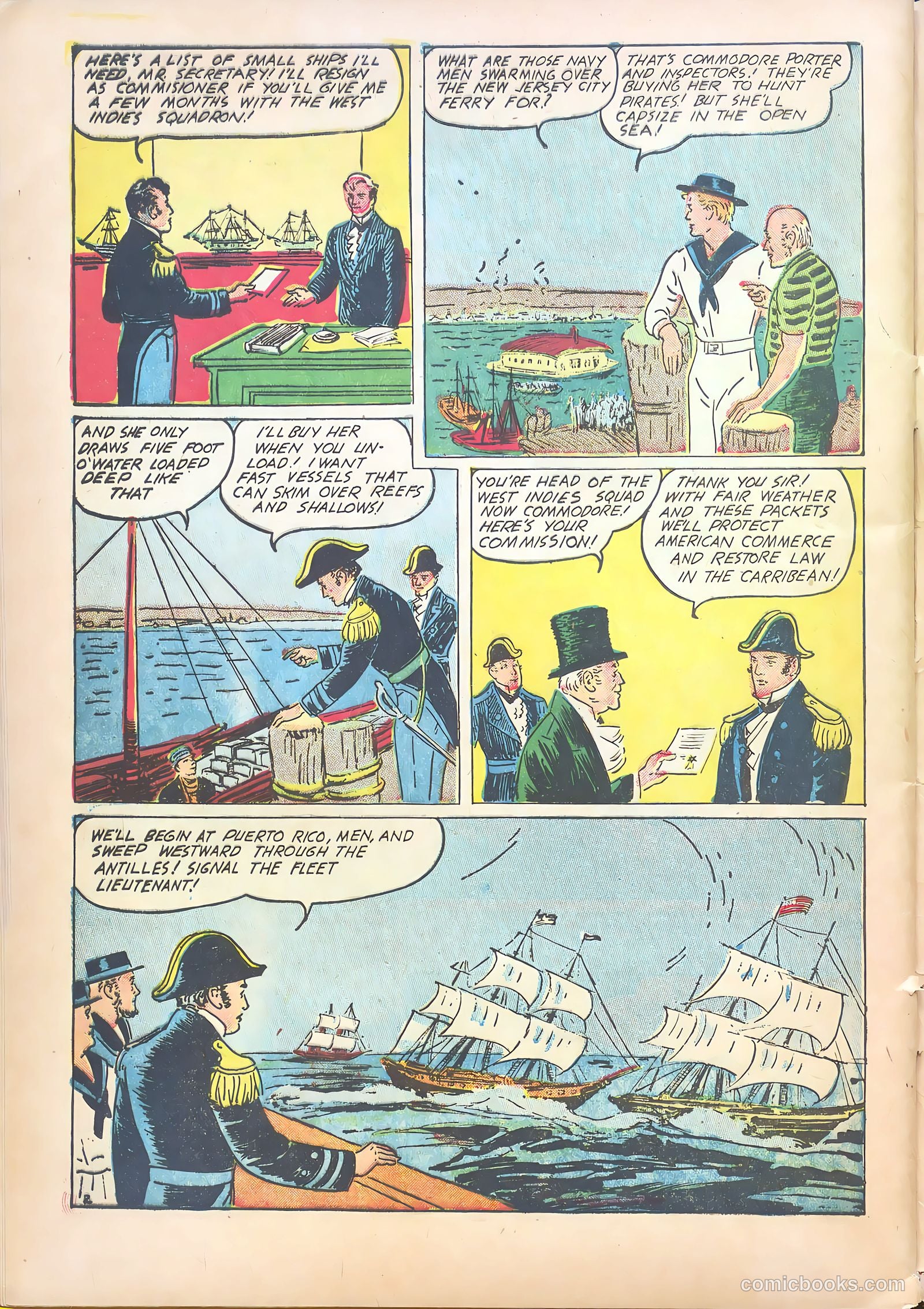 World Famous Heroes Magazine #3 (1942) — page 59 of 68