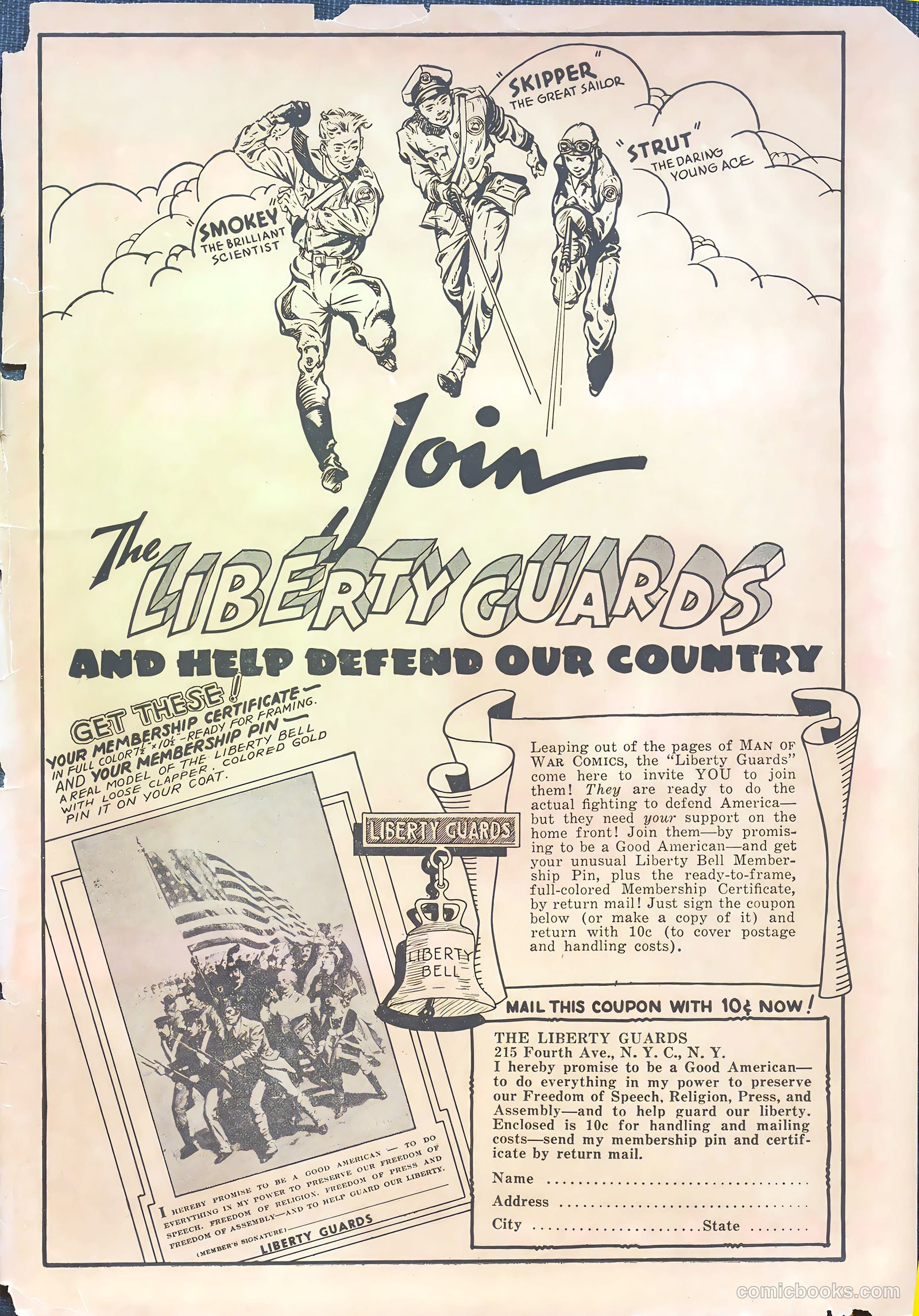 World Famous Heroes Magazine #3 (1942) — page 66 of 68