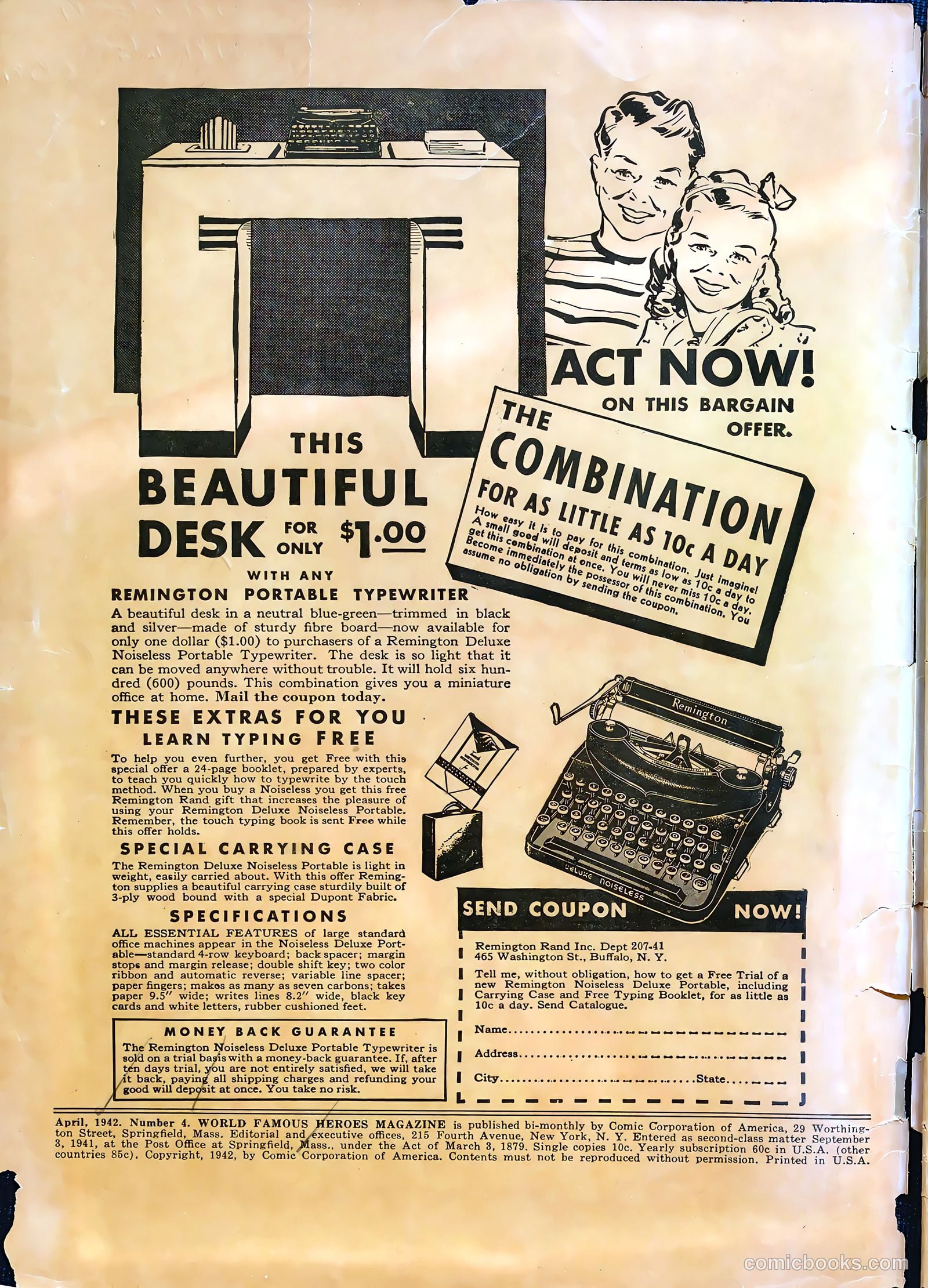 World Famous Heroes Magazine #4 (1942) — page 2 of 67