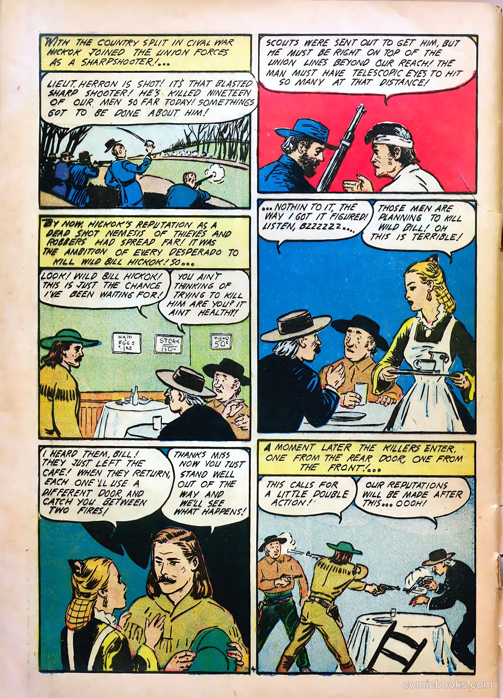 World Famous Heroes Magazine #4 (1942) — page 61 of 67