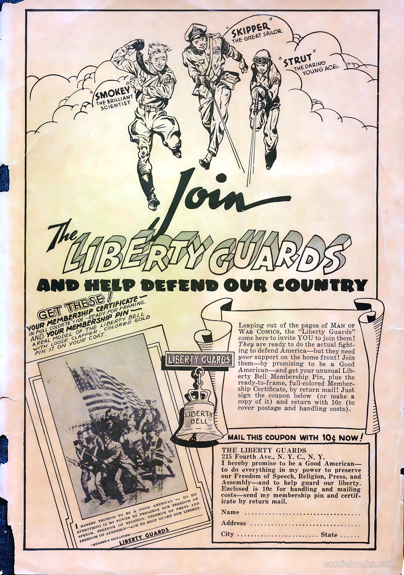 World Famous Heroes Magazine #4 (1942) — page 66 of 67