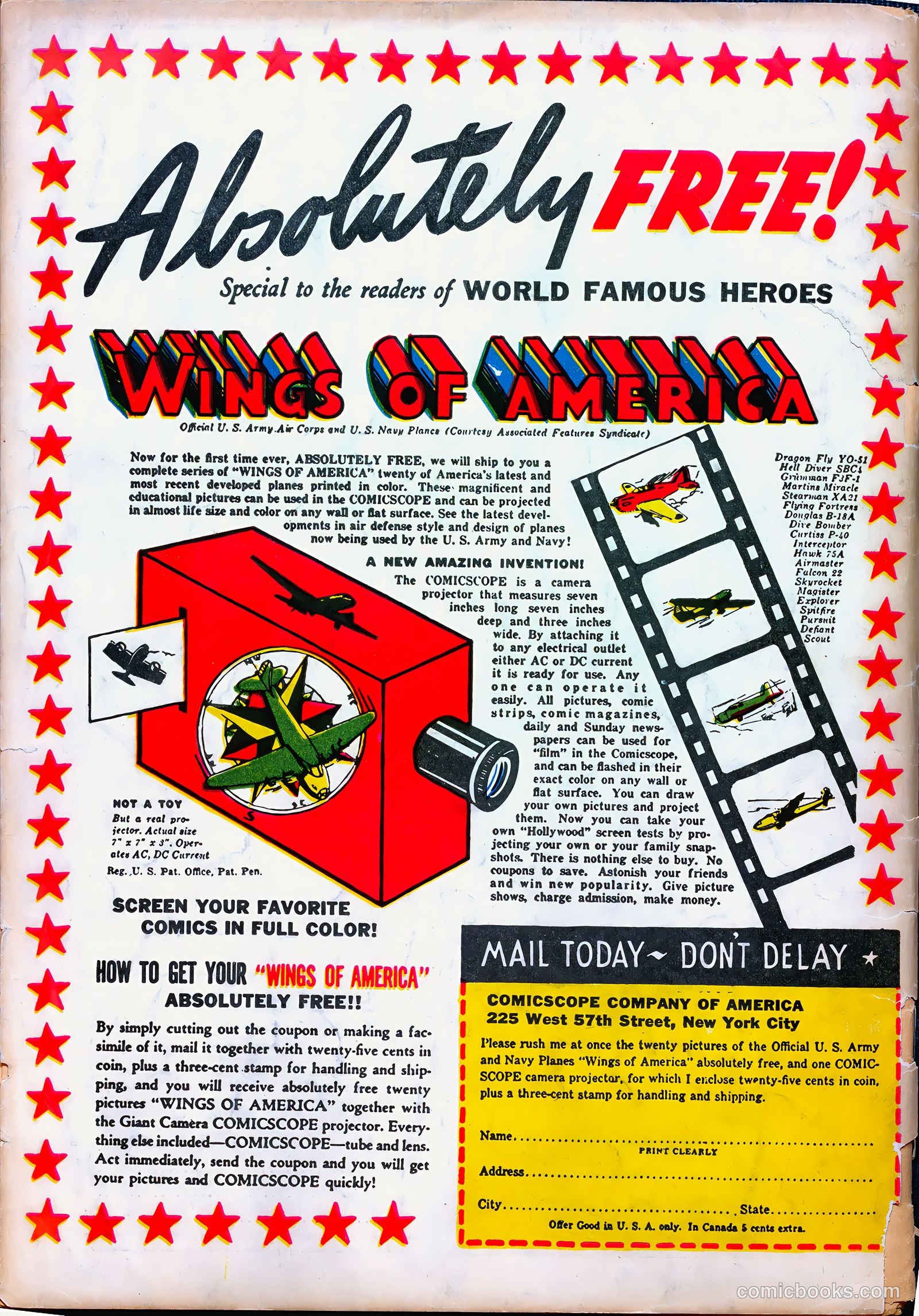 World Famous Heroes Magazine #4 (1942) — page 67 of 67