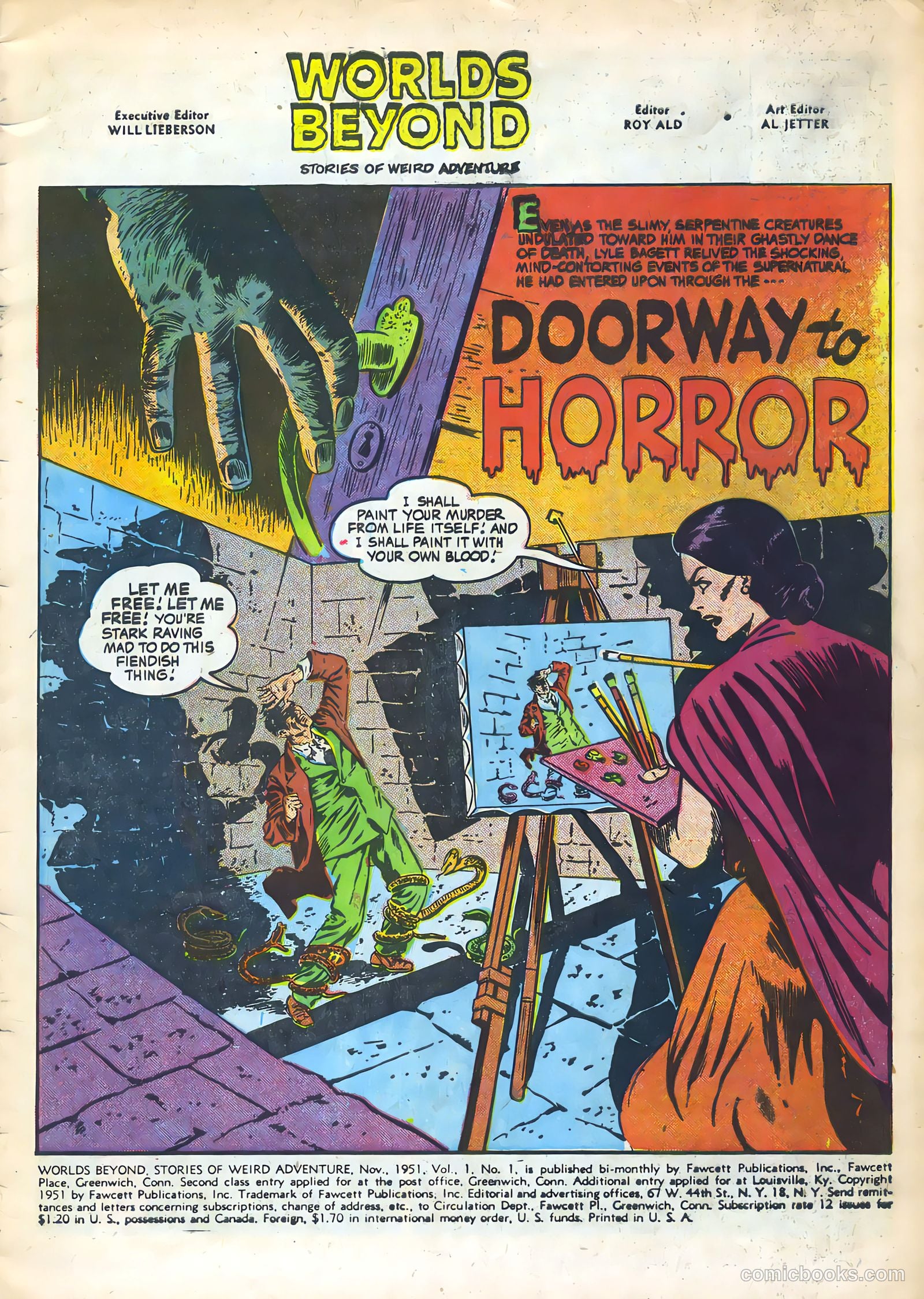 Worlds Beyond #1 (1951) — page 3 of 36