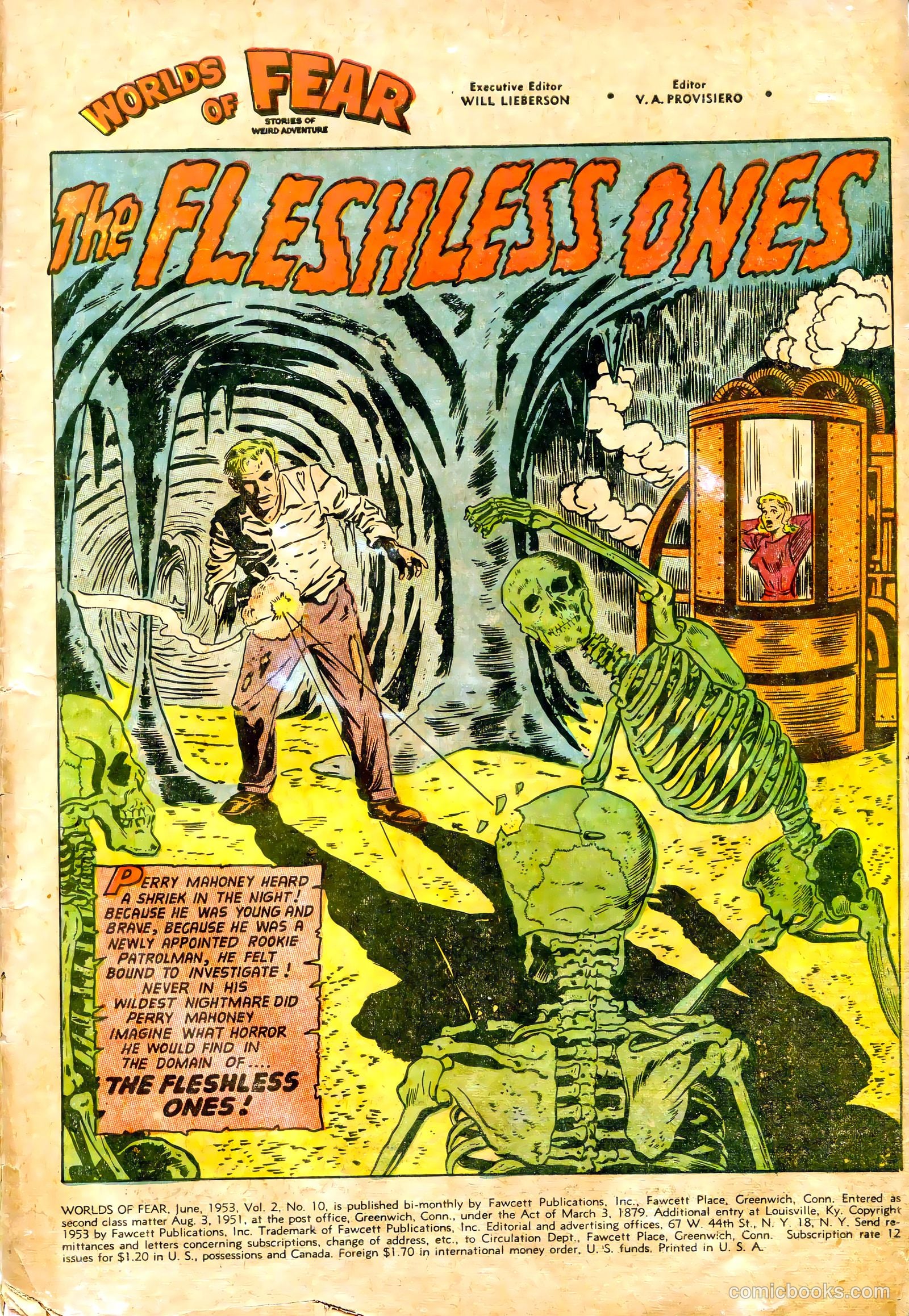 Worlds of Fear #10 (1953) — page 3 of 36