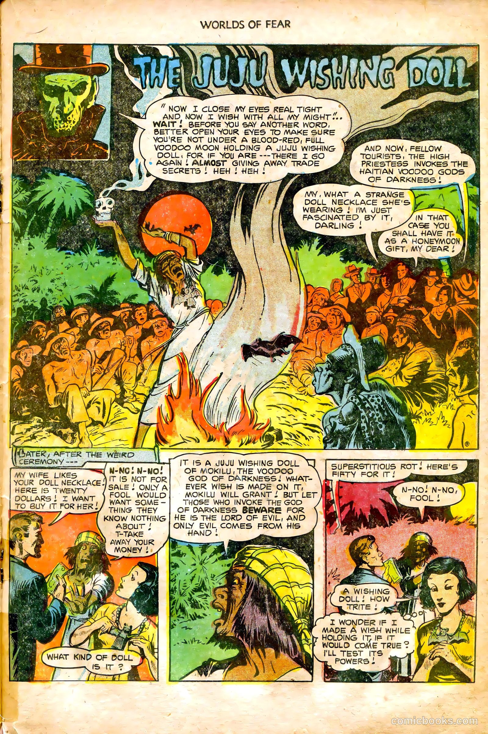 Worlds of Fear #10 (1953) — page 19 of 36