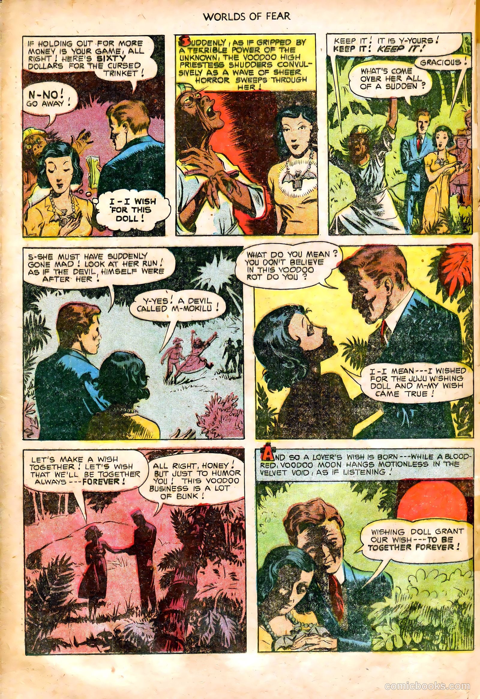 Worlds of Fear #10 (1953) — page 20 of 36