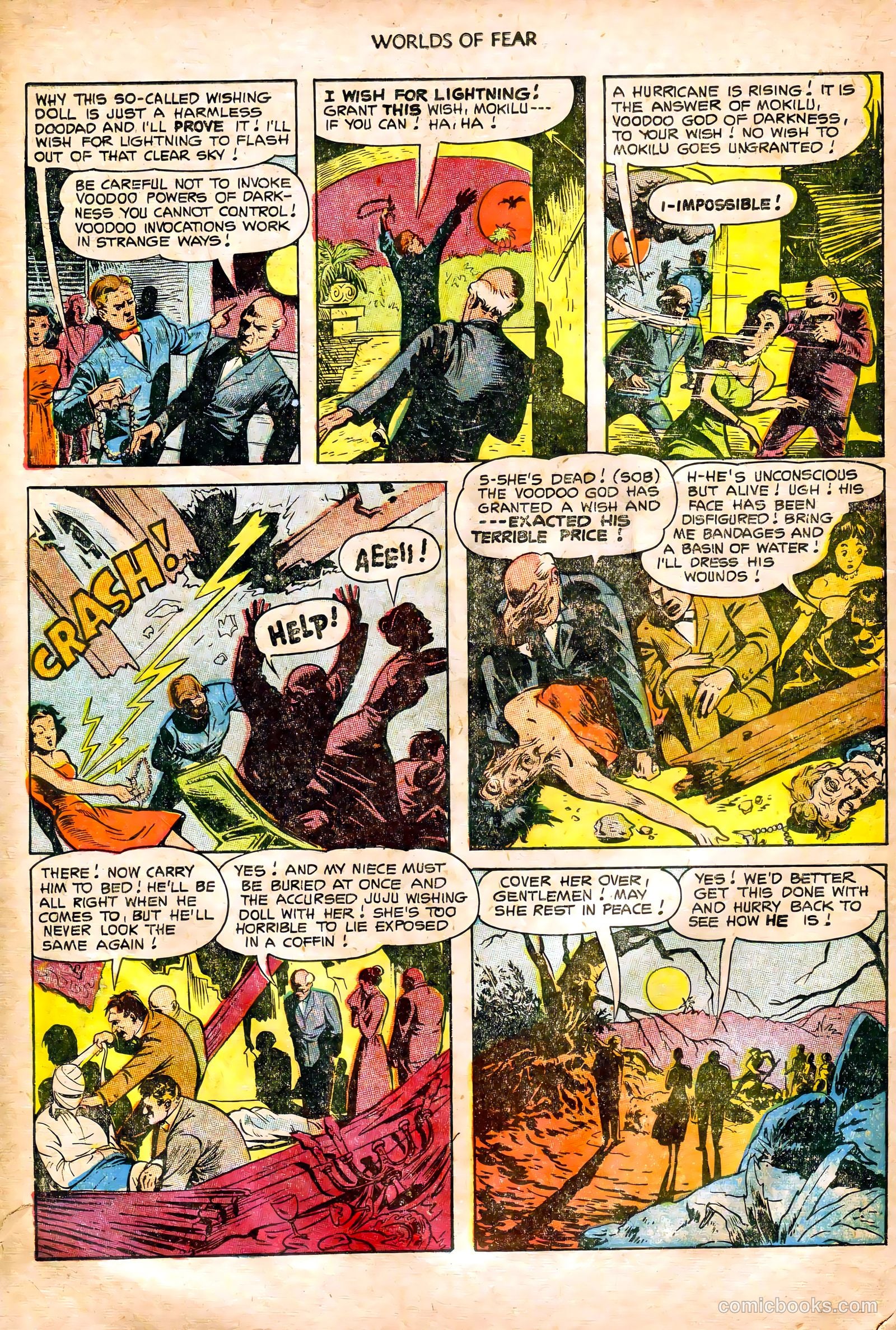 Worlds of Fear #10 (1953) — page 22 of 36