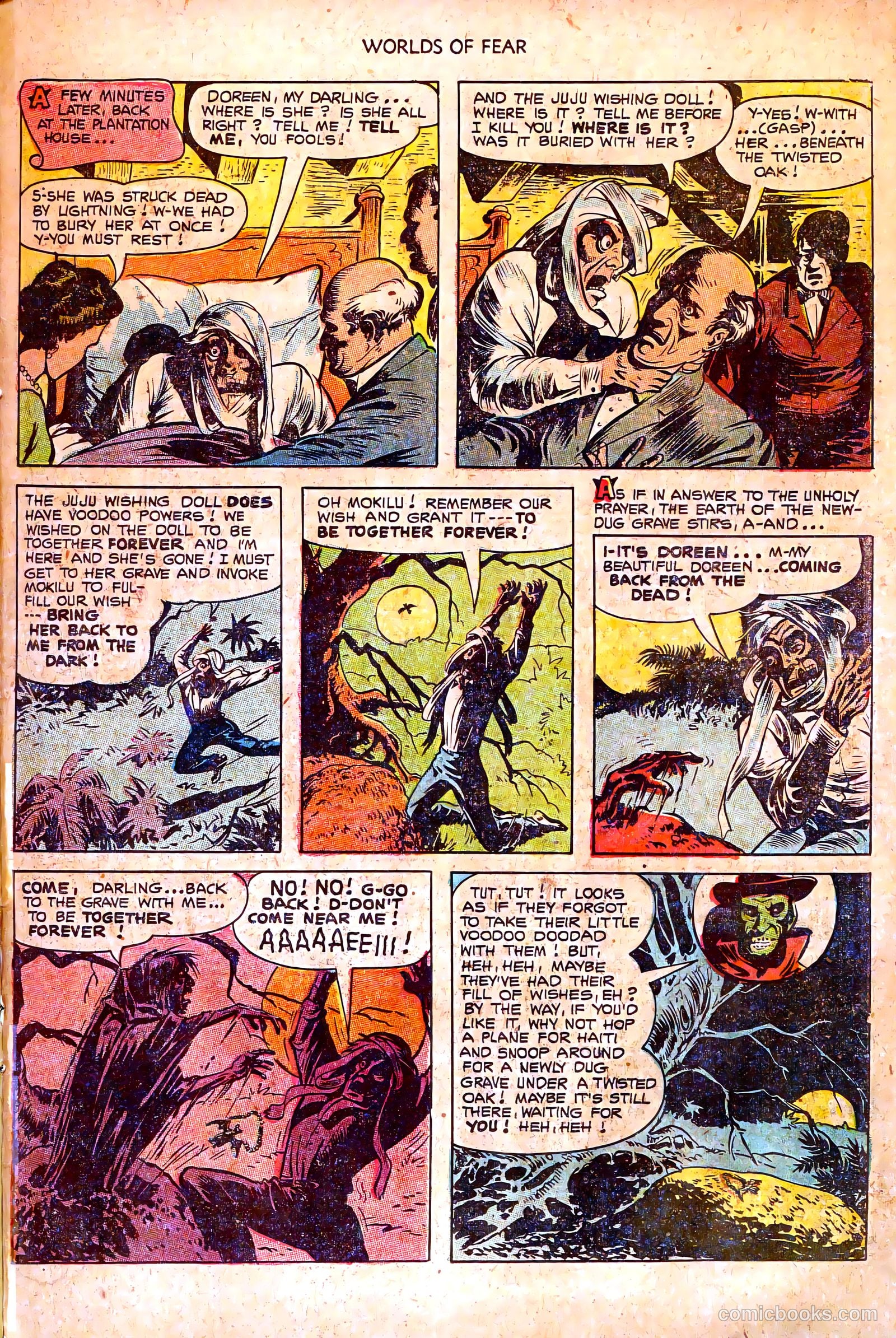 Worlds of Fear #10 (1953) — page 23 of 36