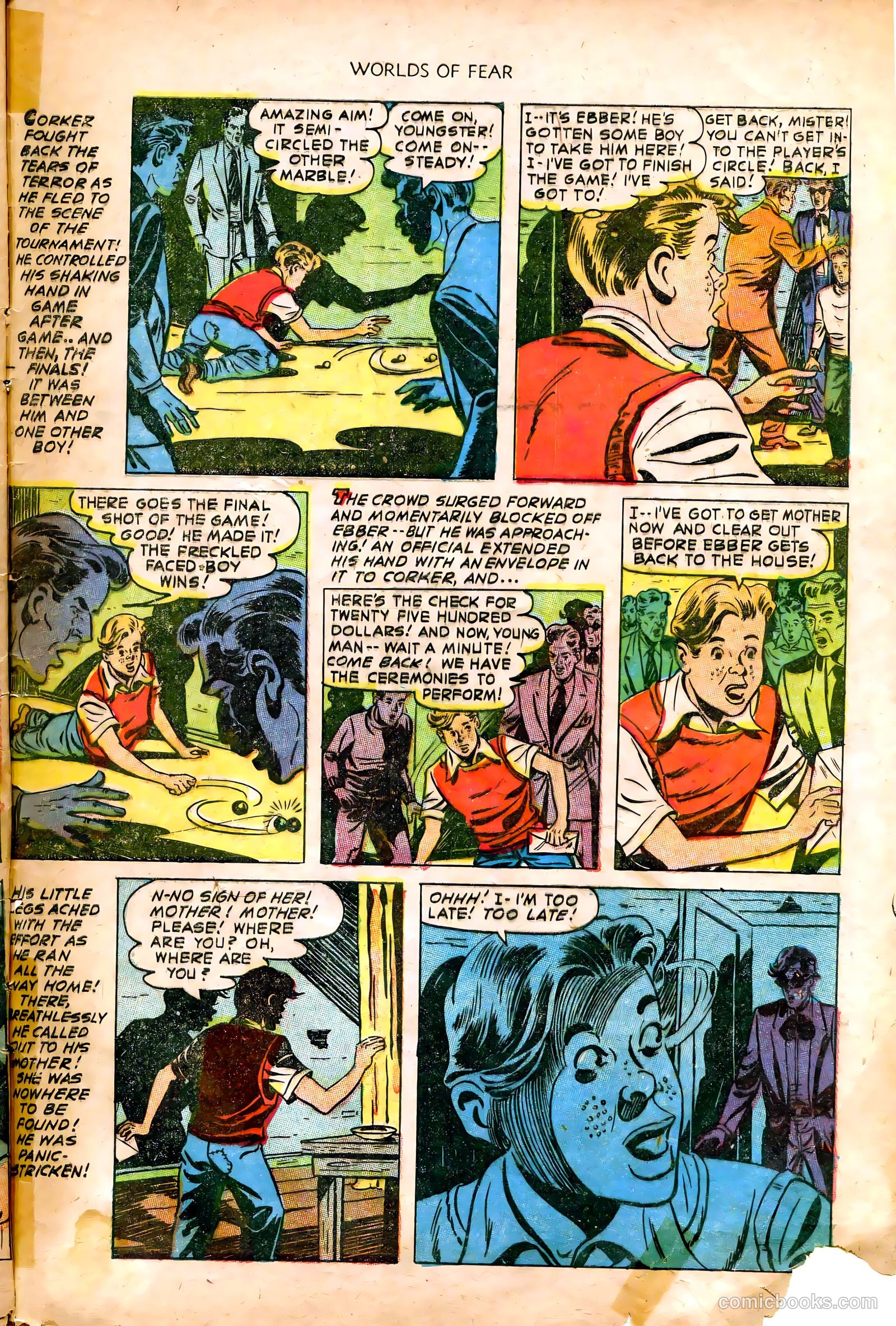 Worlds of Fear #10 (1953) — page 33 of 36
