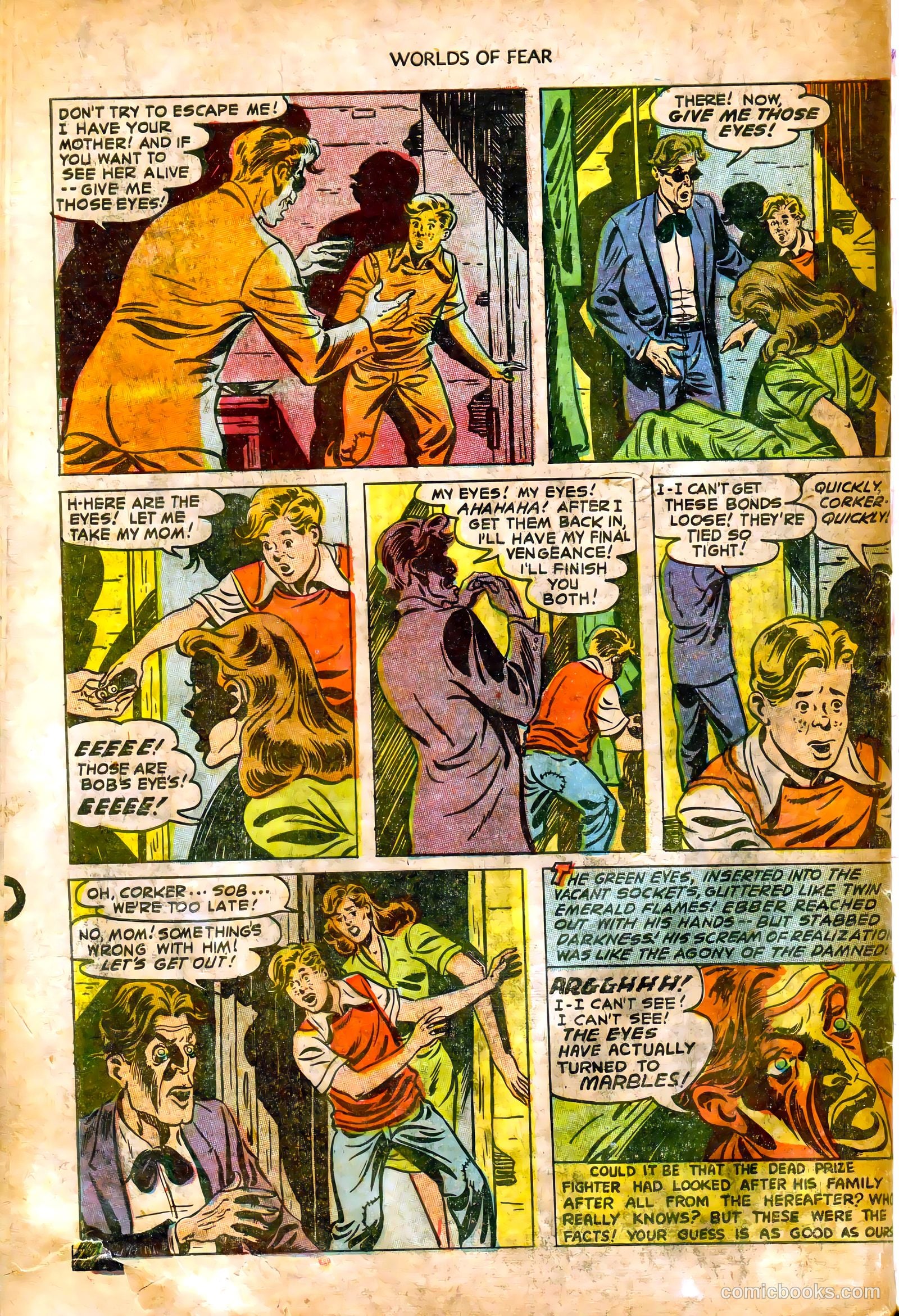 Worlds of Fear #10 (1953) — page 34 of 36