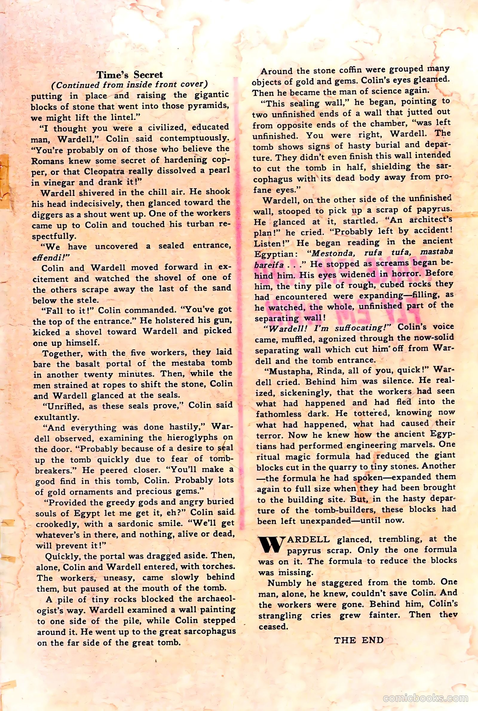 Worlds of Fear #10 (1953) — page 35 of 36