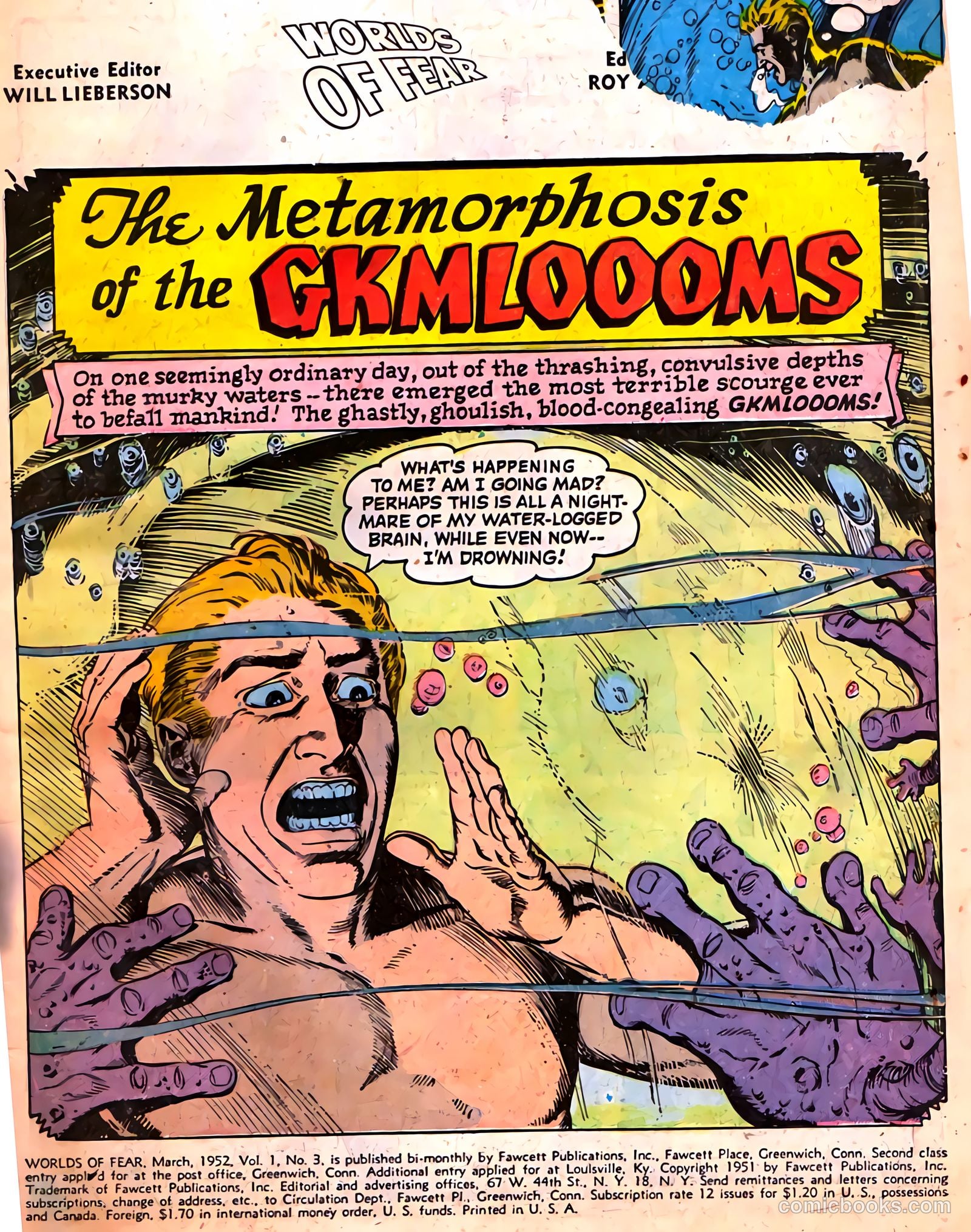 Worlds of Fear #3 (1952) — page 3 of 37