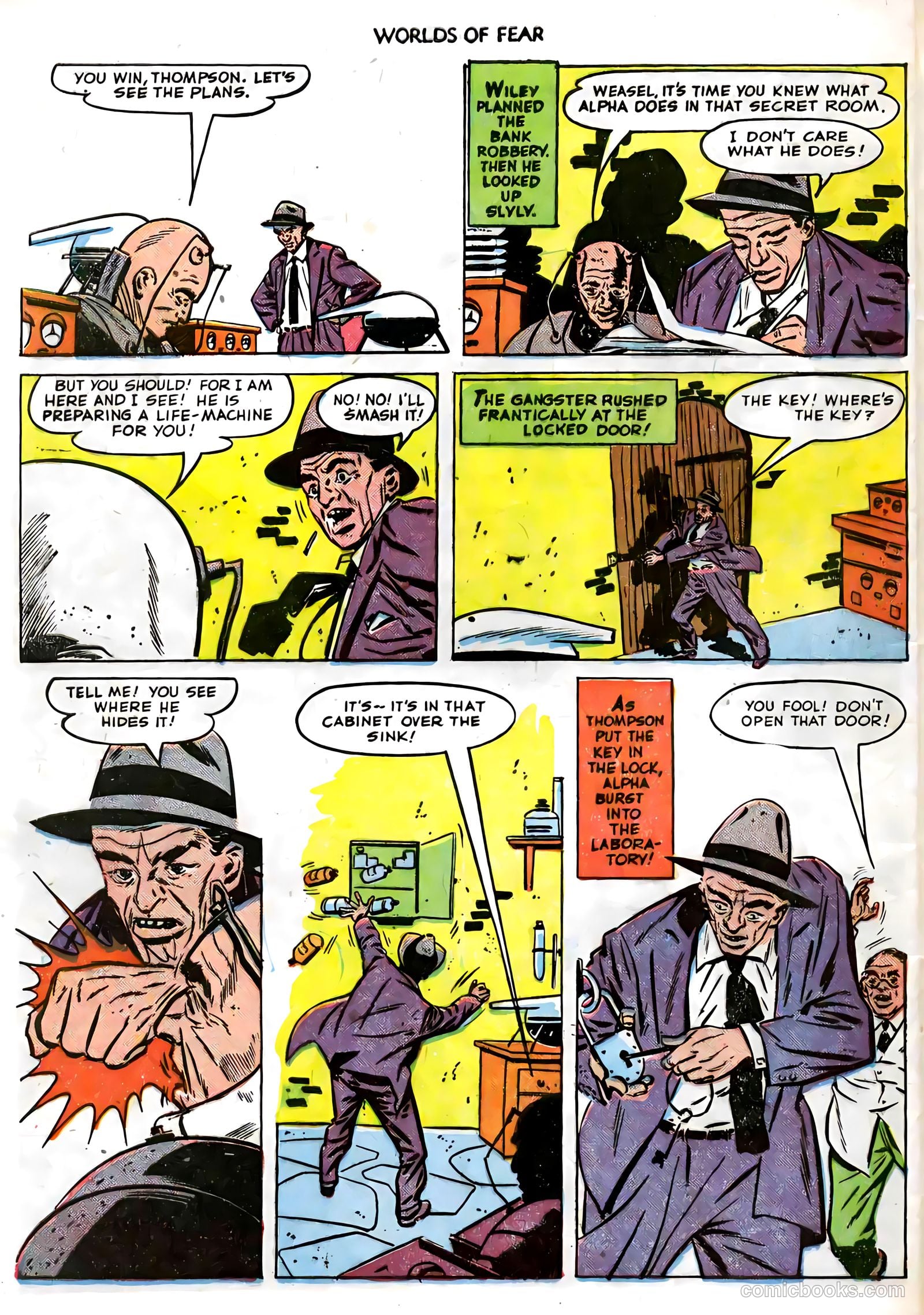 Worlds of Fear #4 (1952) — page 32 of 36