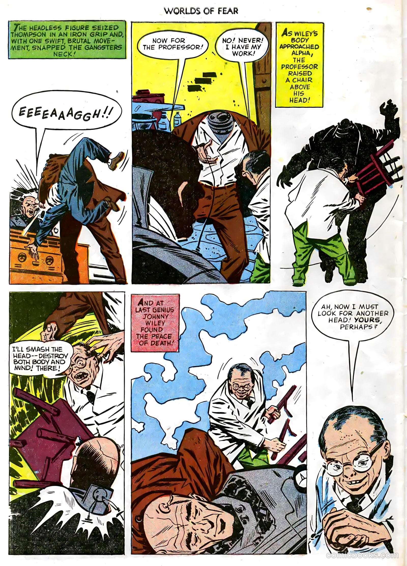 Worlds of Fear #4 (1952) — page 34 of 36
