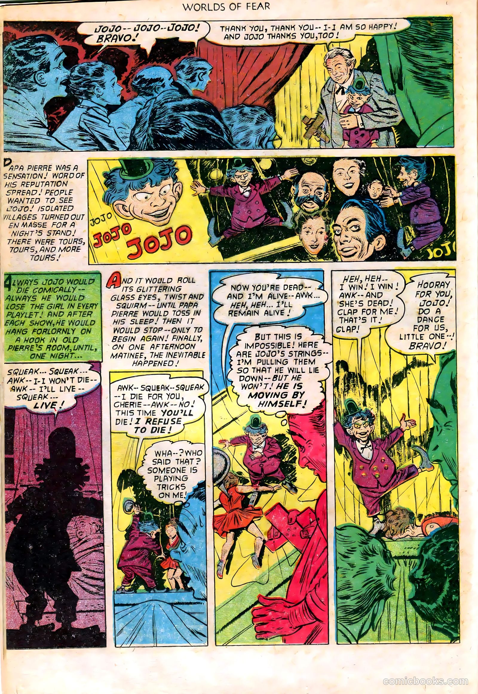 Worlds of Fear #5 (1952) — page 16 of 36