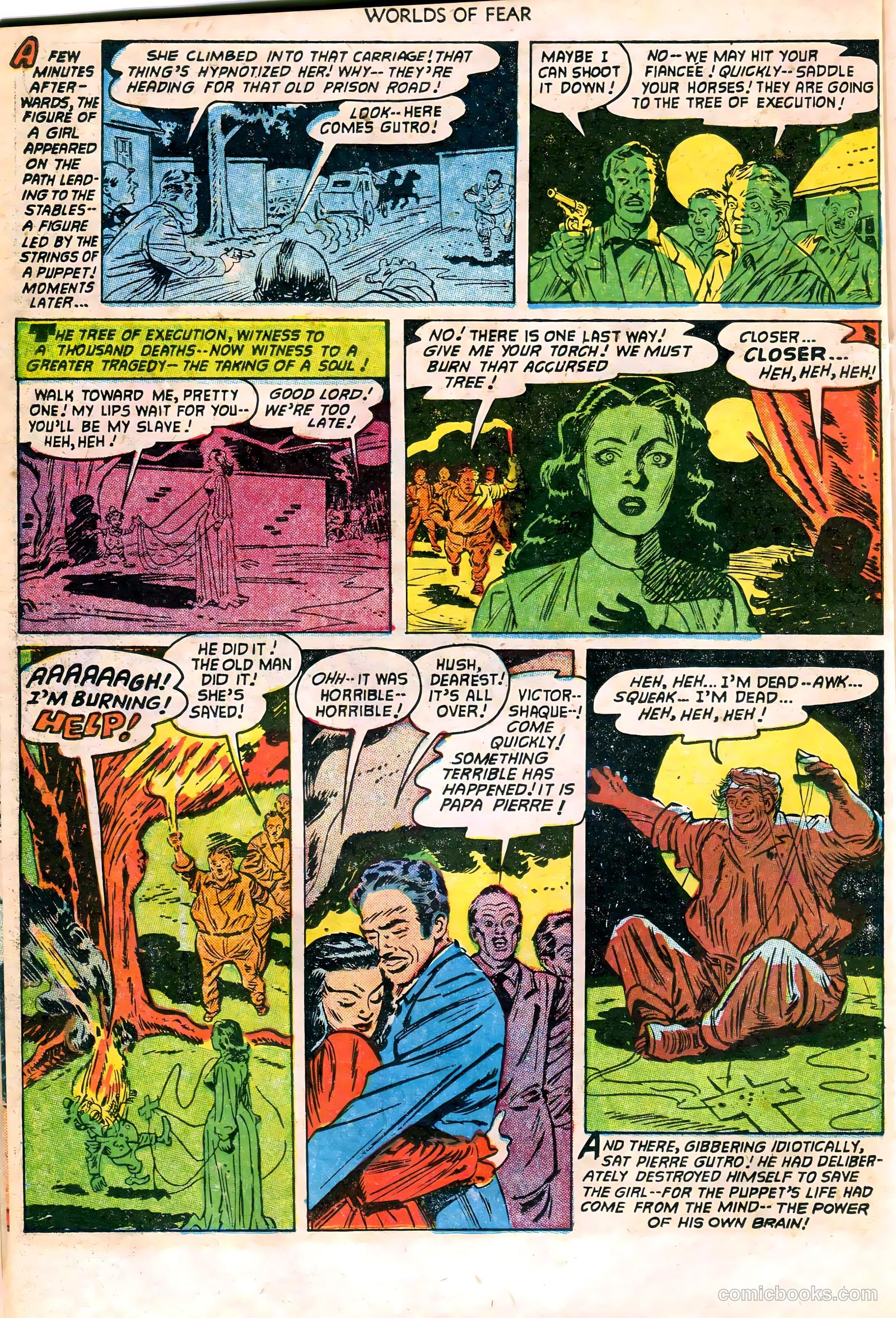 Worlds of Fear #5 (1952) — page 22 of 36