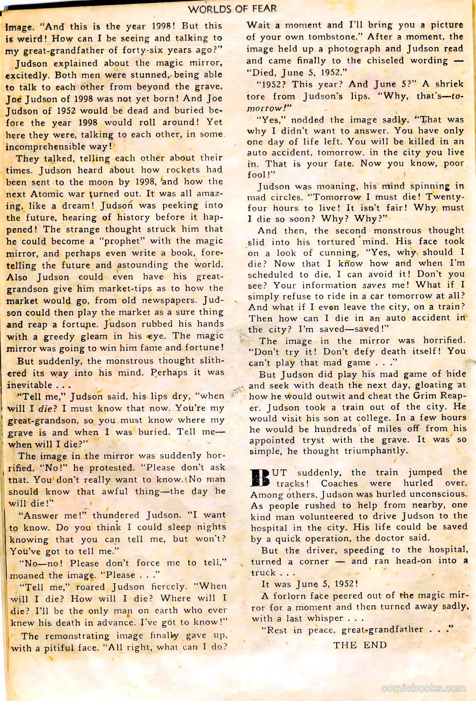Worlds of Fear #5 (1952) — page 24 of 36