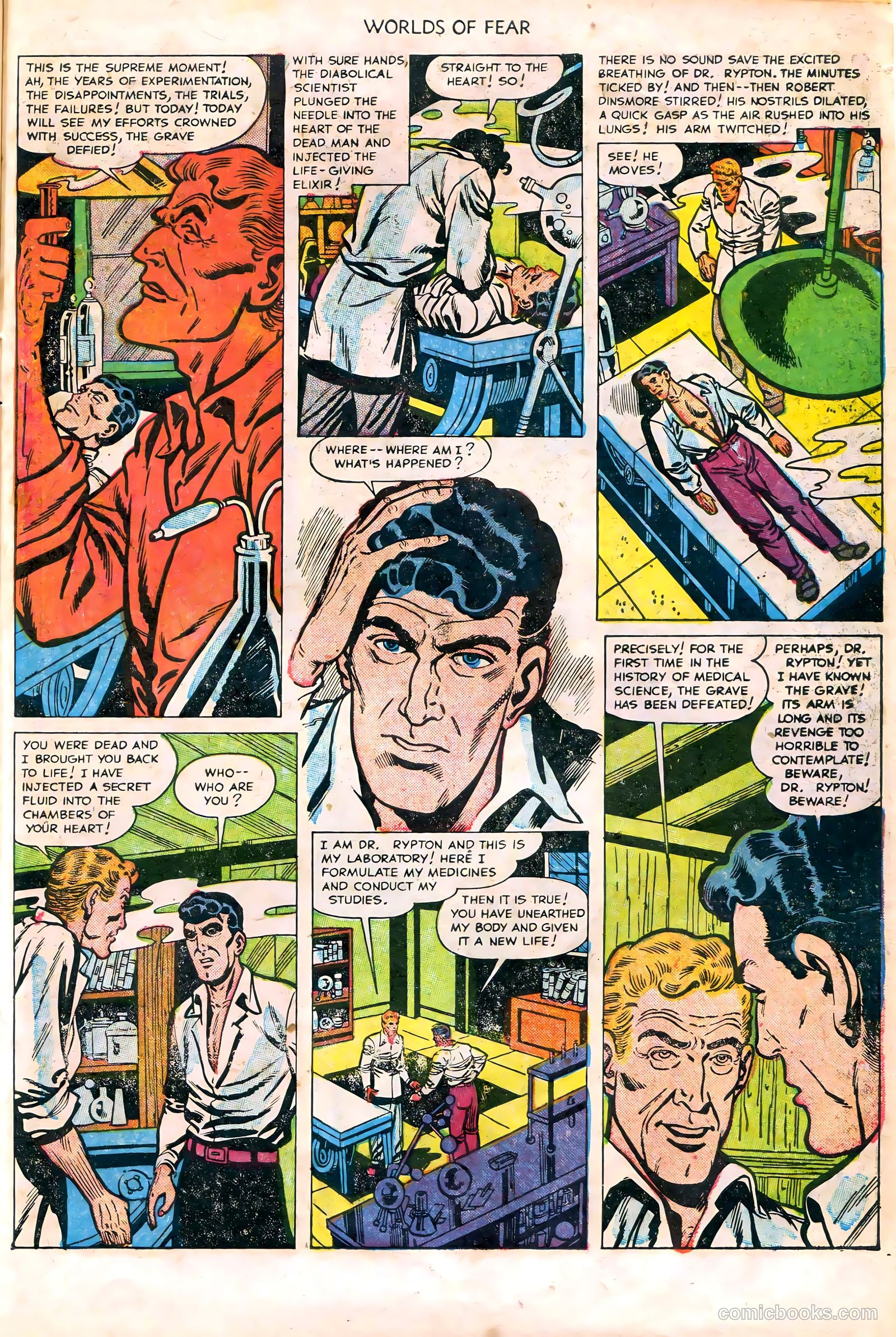 Worlds of Fear #5 (1952) — page 27 of 36