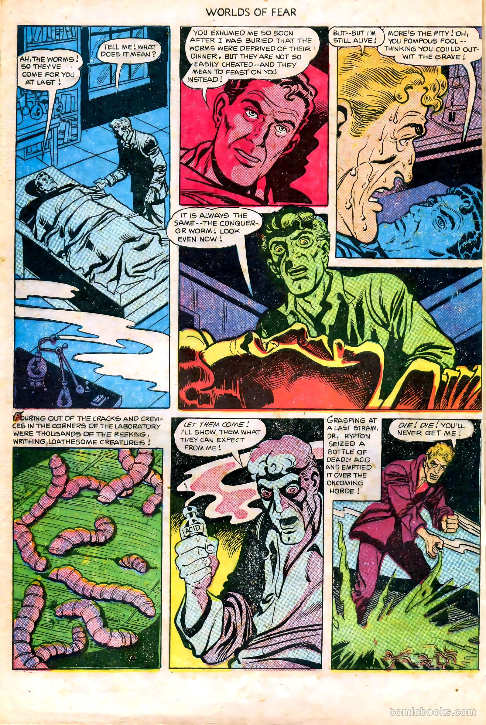 Worlds of Fear #5 (1952) — page 32 of 36