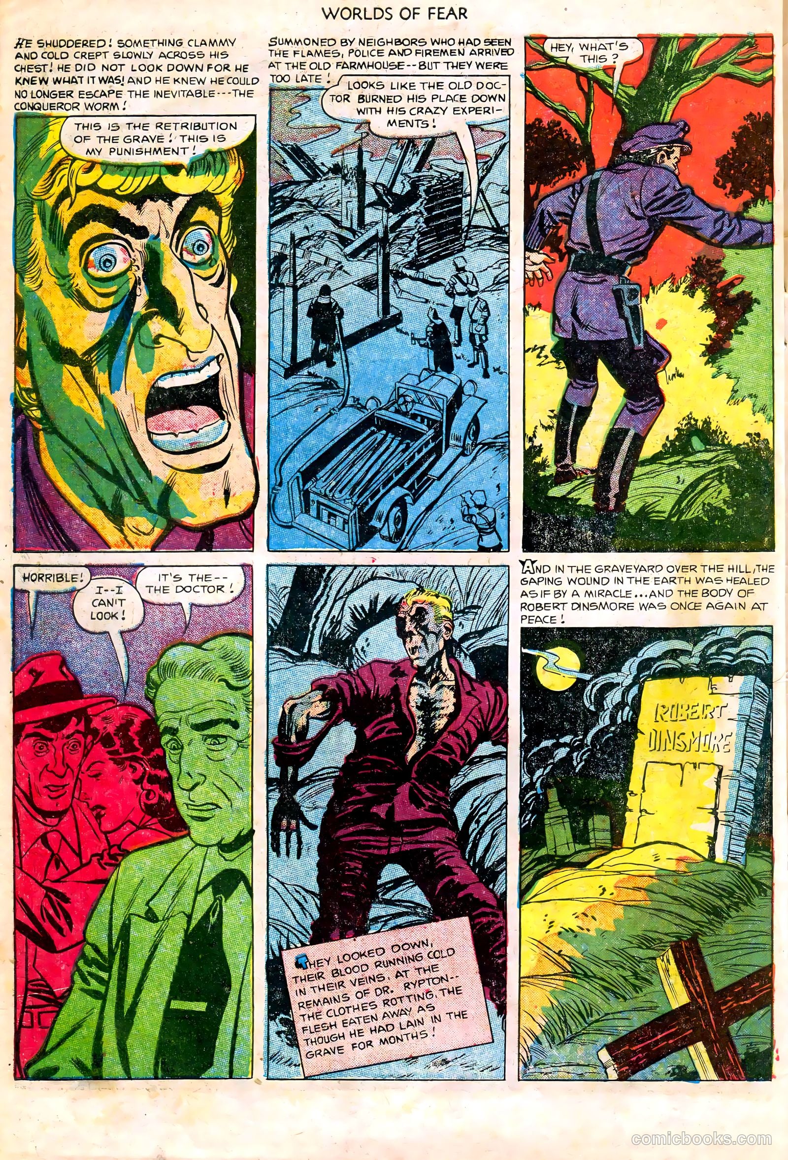 Worlds of Fear #5 (1952) — page 34 of 36