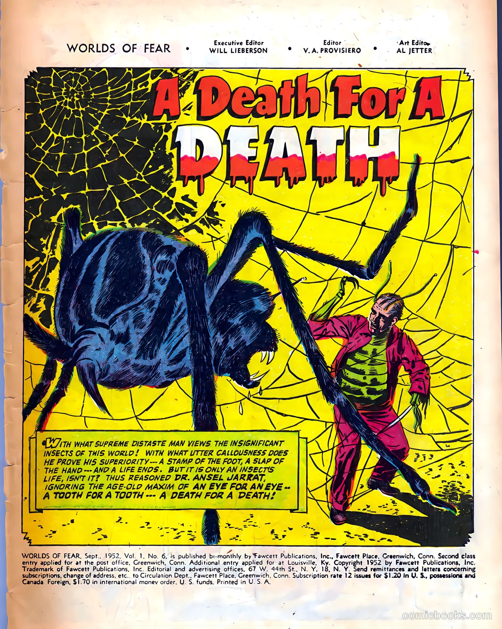 Worlds of Fear #6 (1952) — page 3 of 37