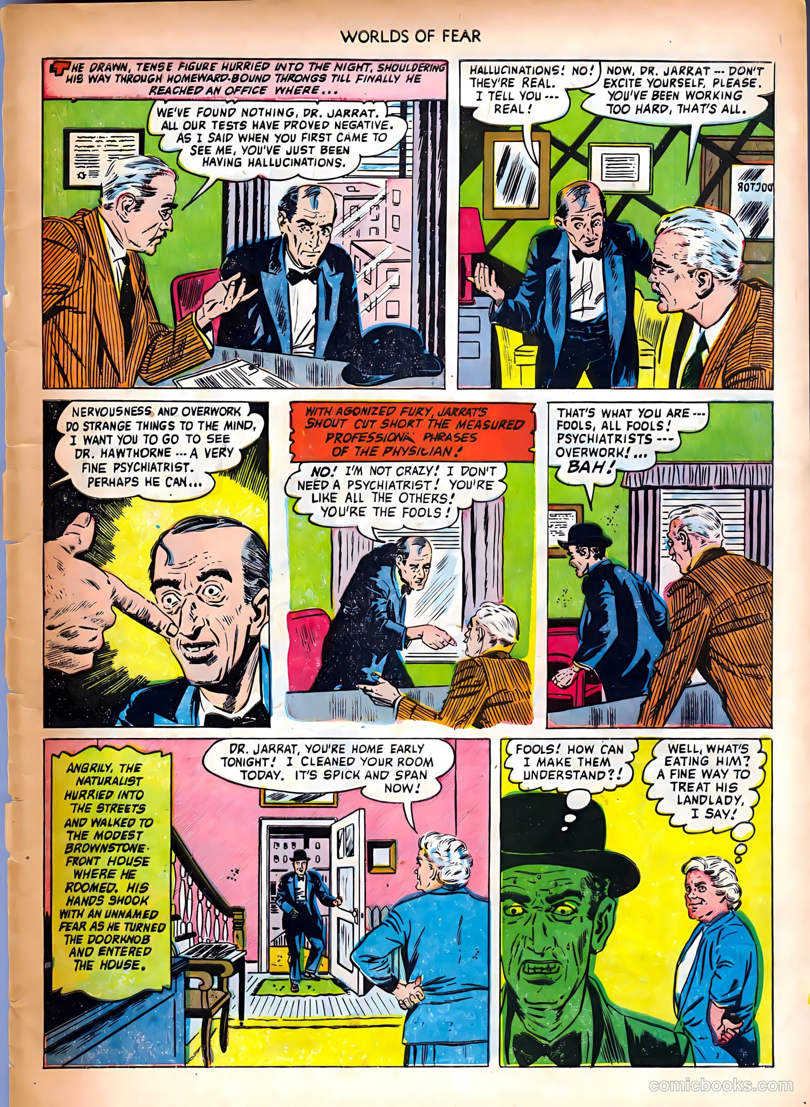 Worlds of Fear #6 (1952) — page 5 of 37