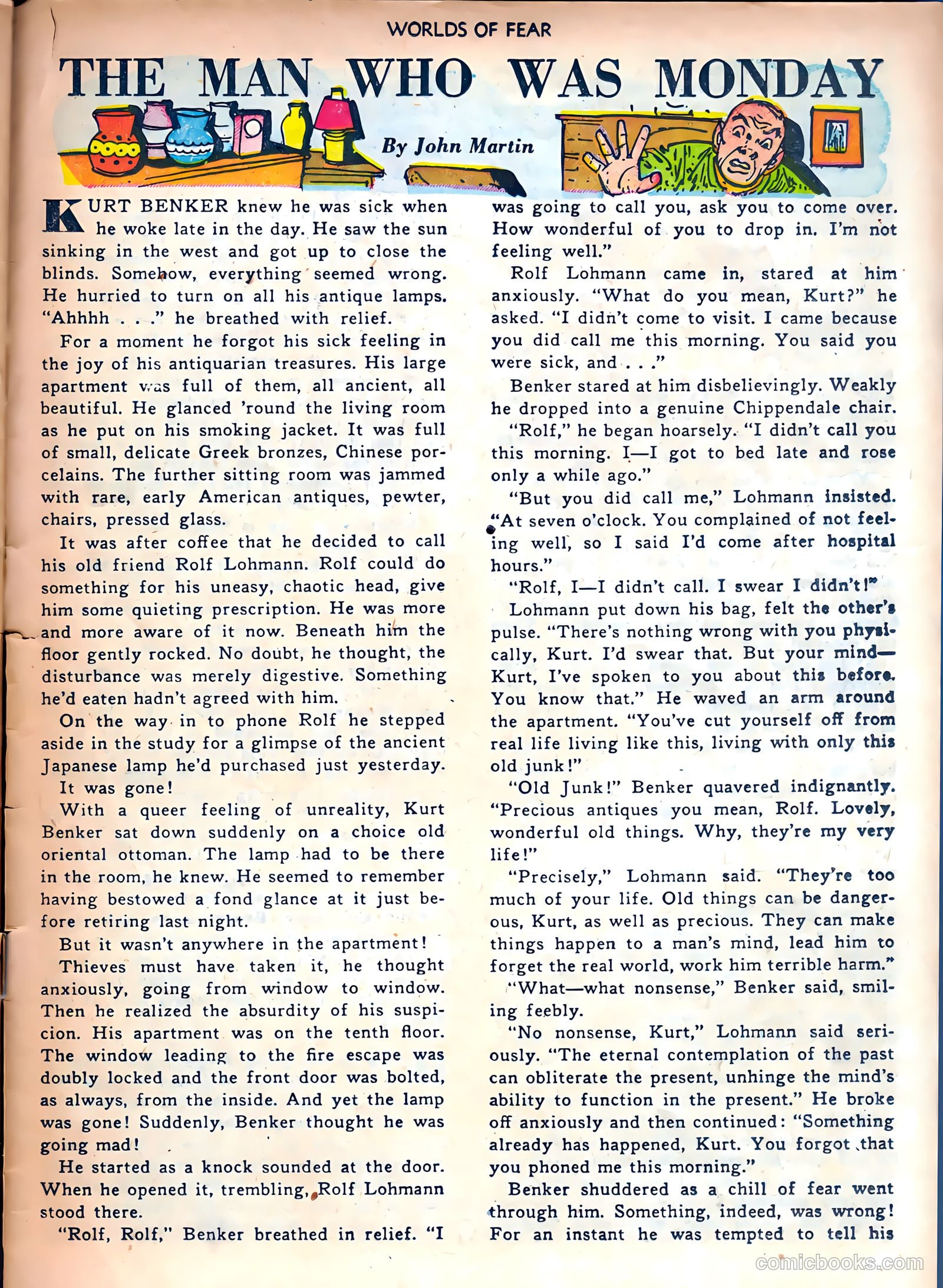 Worlds of Fear #6 (1952) — page 23 of 37