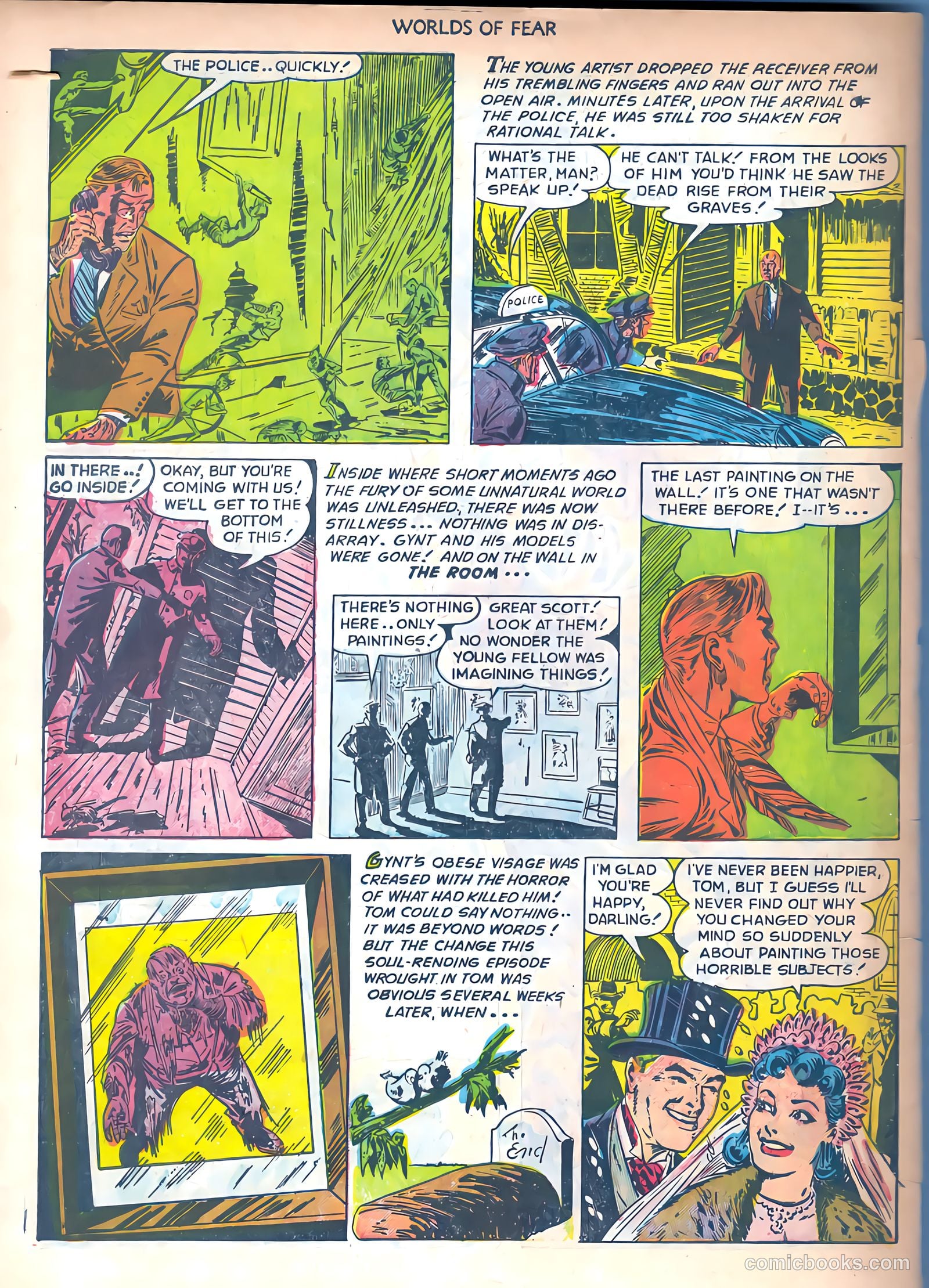 Worlds of Fear #6 (1952) — page 34 of 37