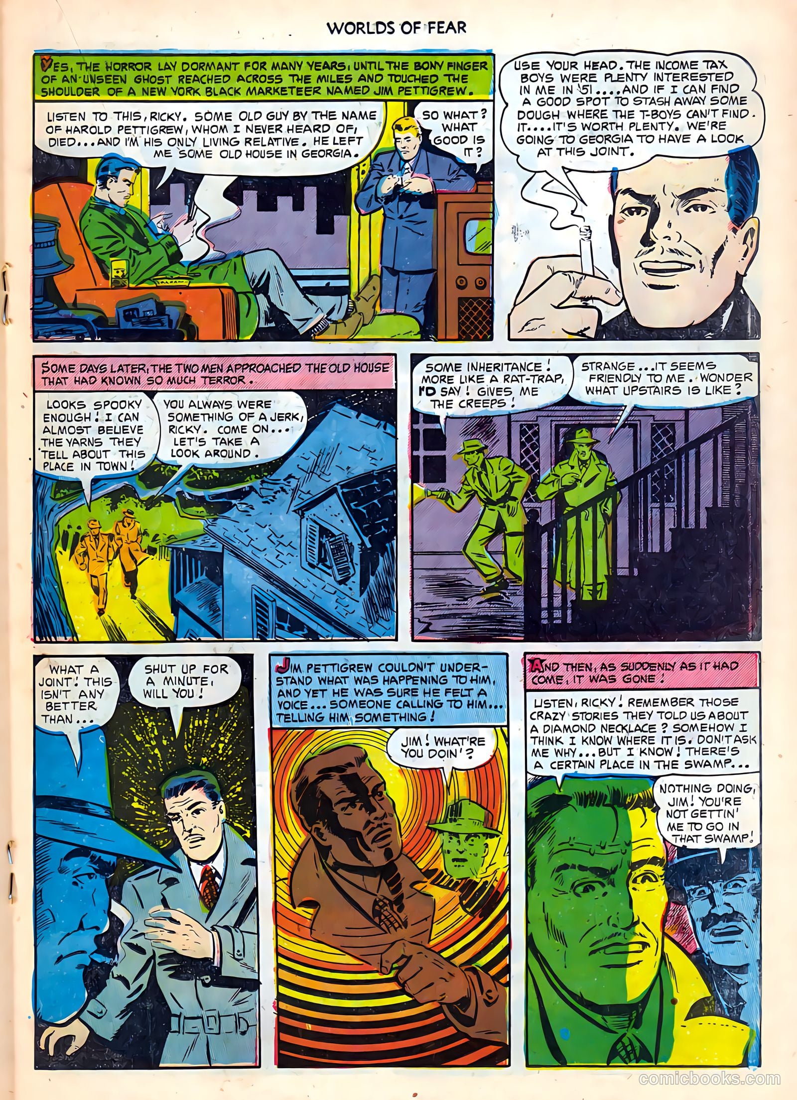 Worlds of Fear #7 (1952) — page 19 of 36