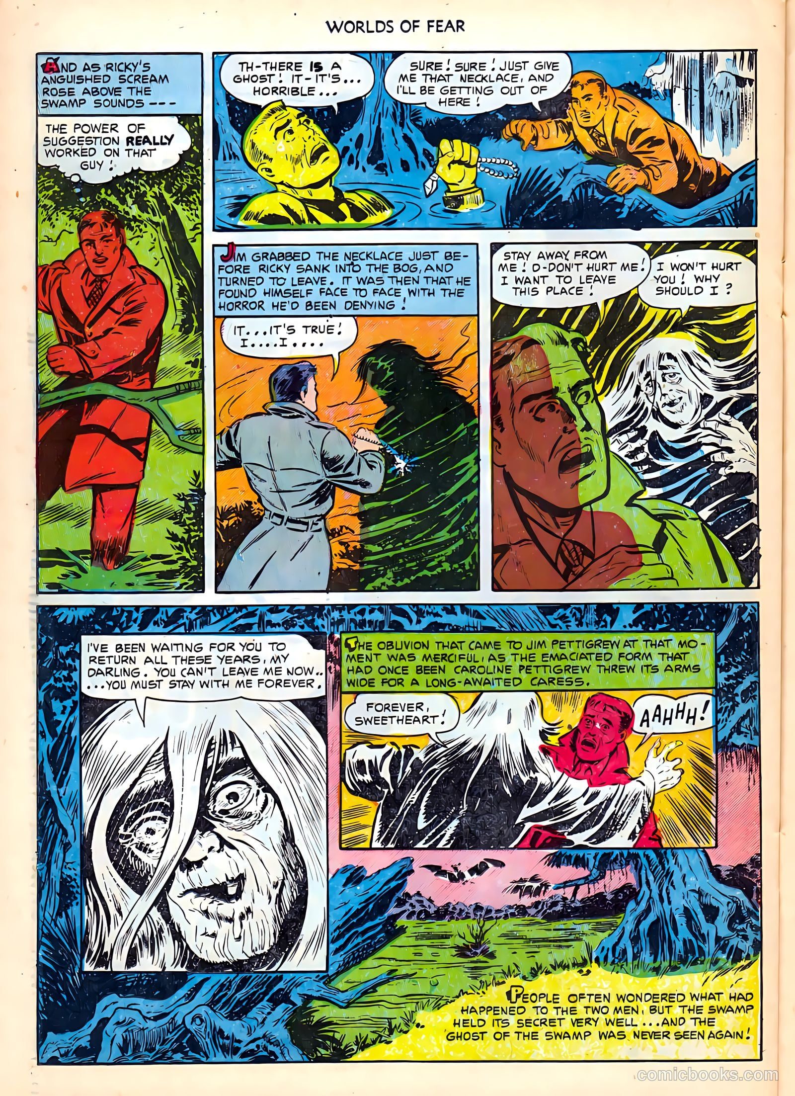 Worlds of Fear #7 (1952) — page 22 of 36