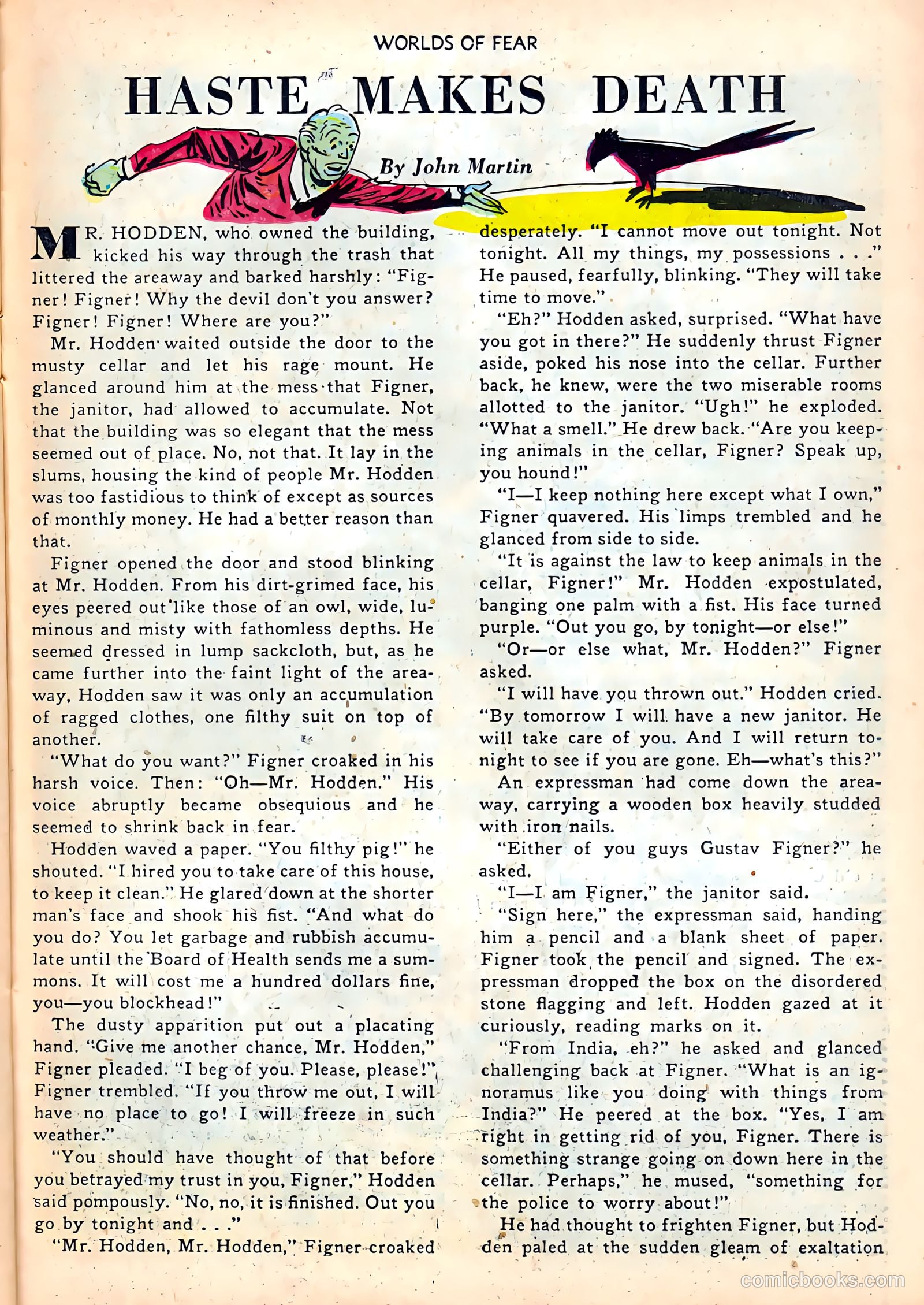 Worlds of Fear #7 (1952) — page 23 of 36