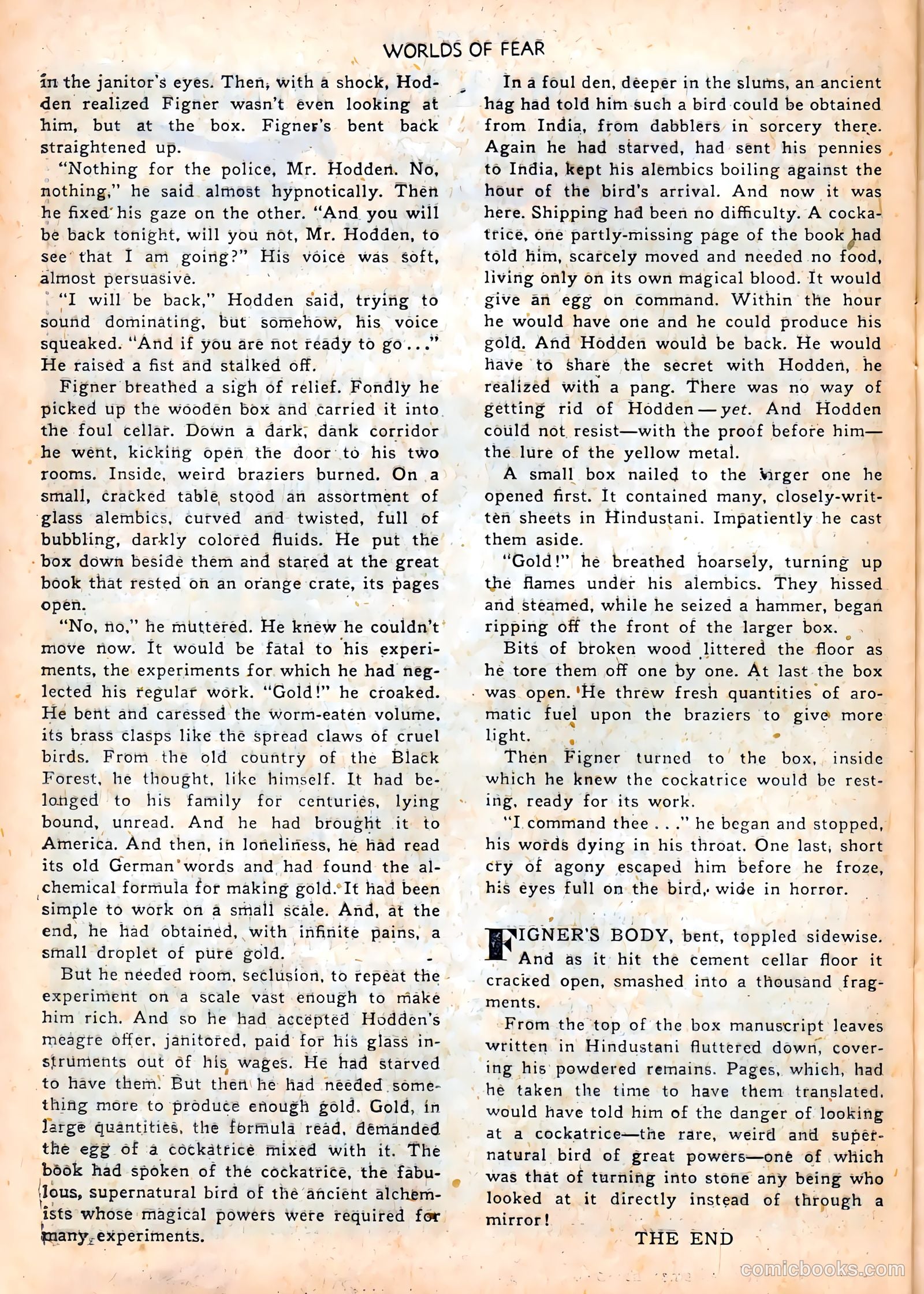 Worlds of Fear #7 (1952) — page 24 of 36
