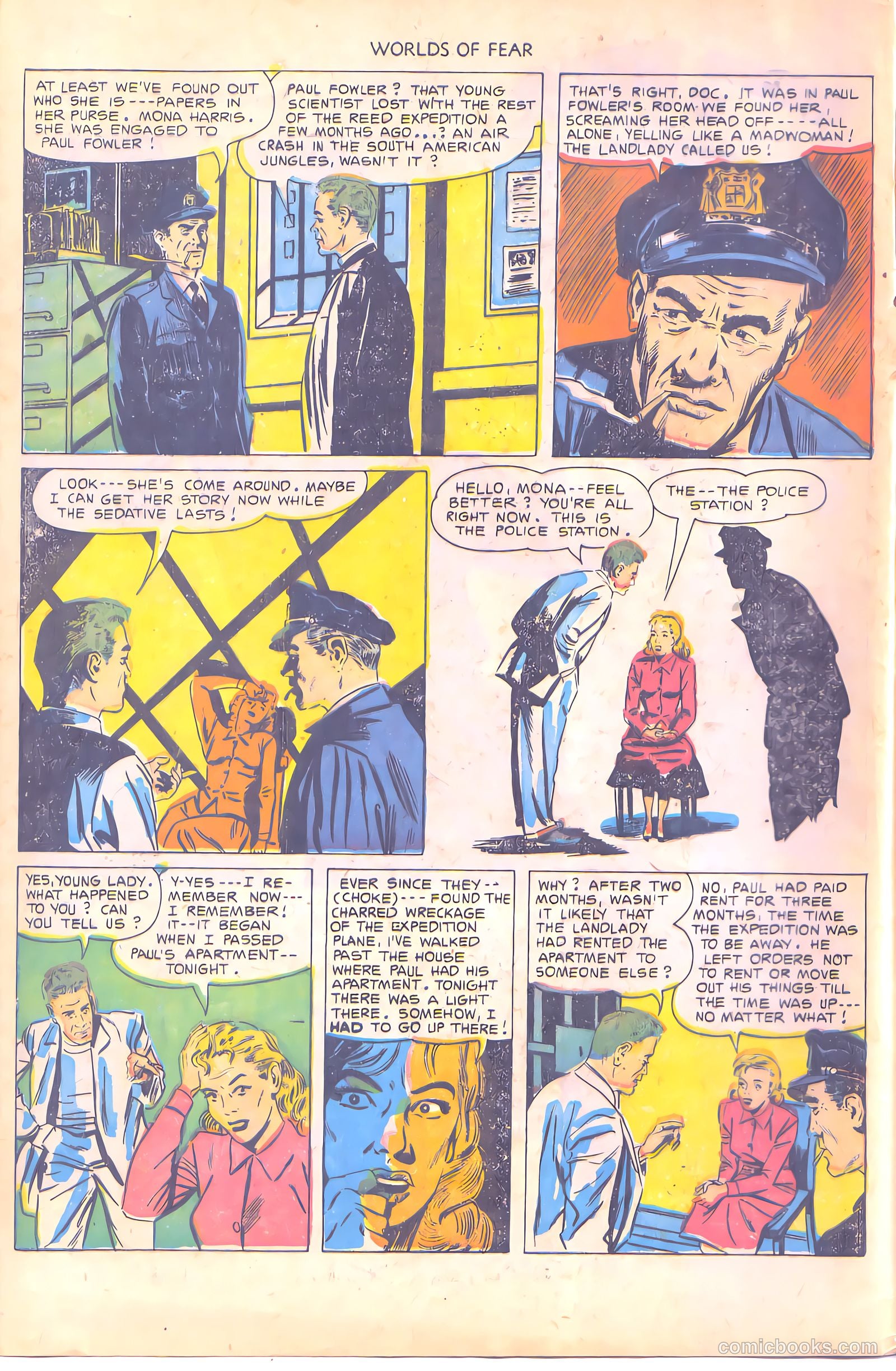 Worlds of Fear #8 (1953) — page 4 of 36