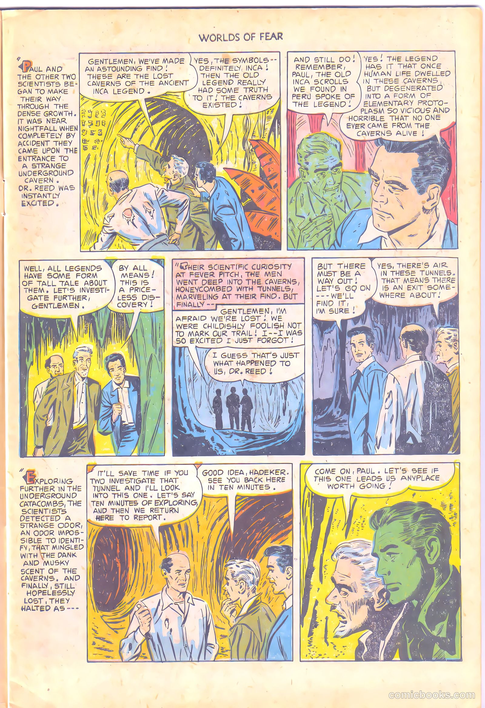 Worlds of Fear #8 (1953) — page 7 of 36