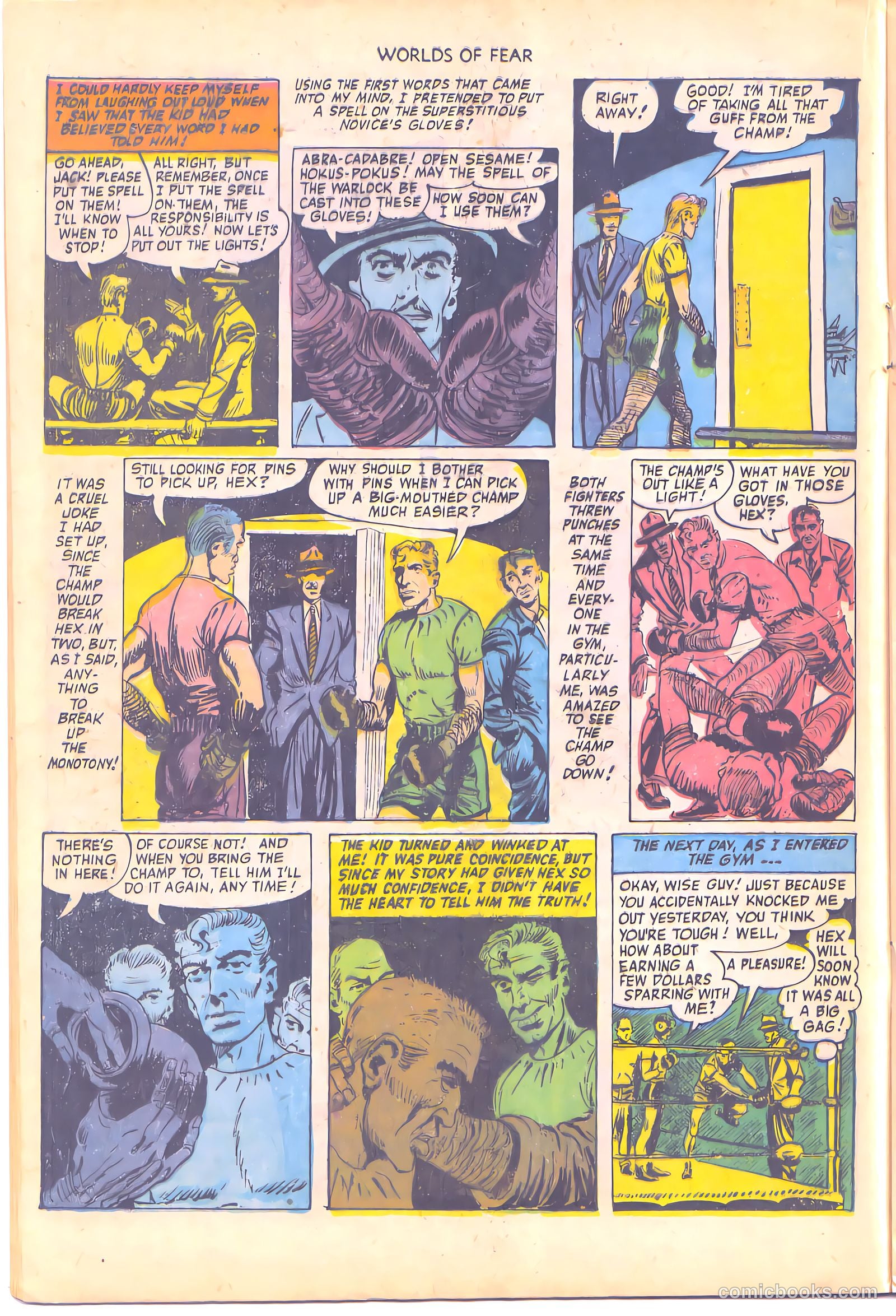Worlds of Fear #8 (1953) — page 15 of 36