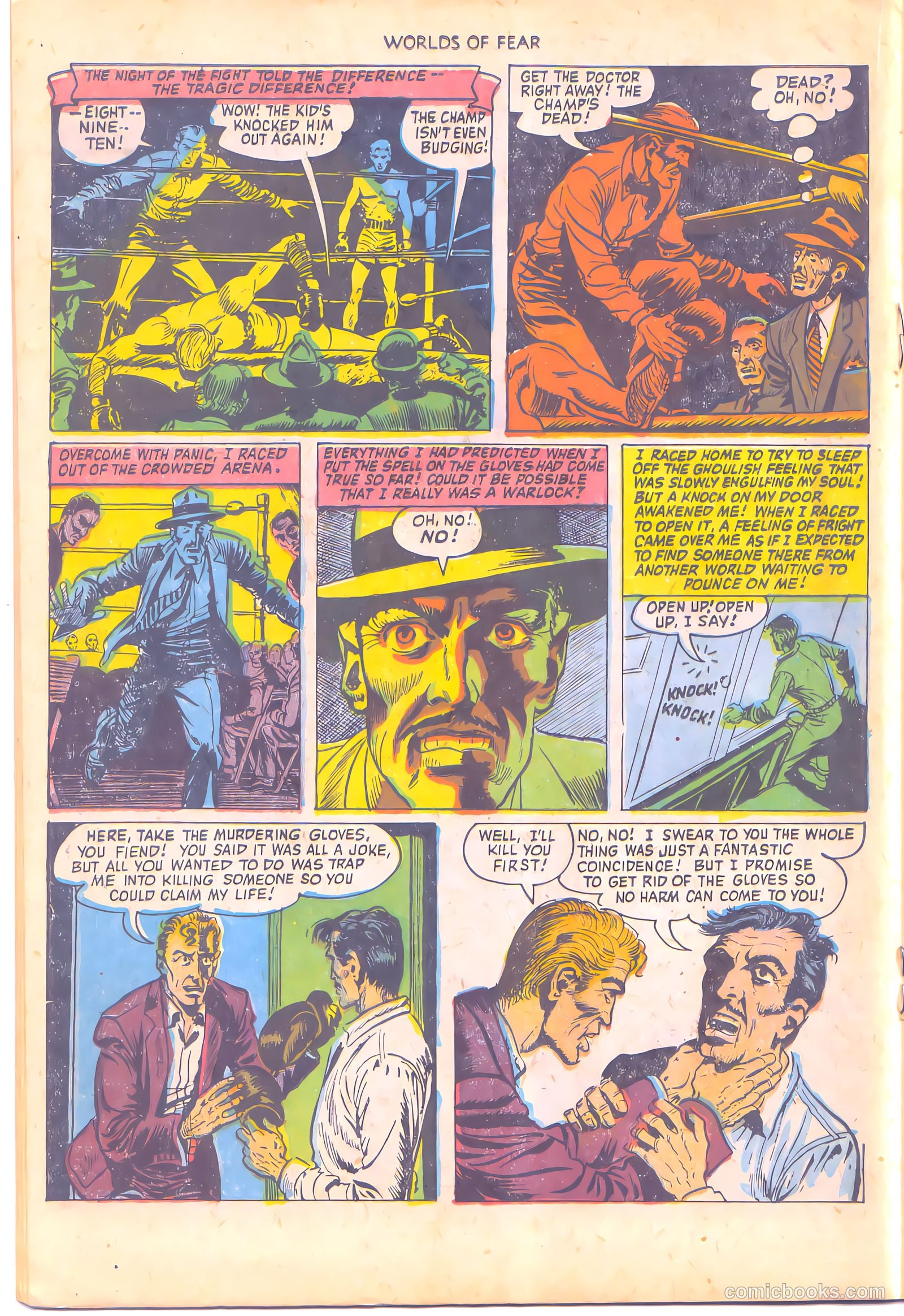 Worlds of Fear #8 (1953) — page 17 of 36