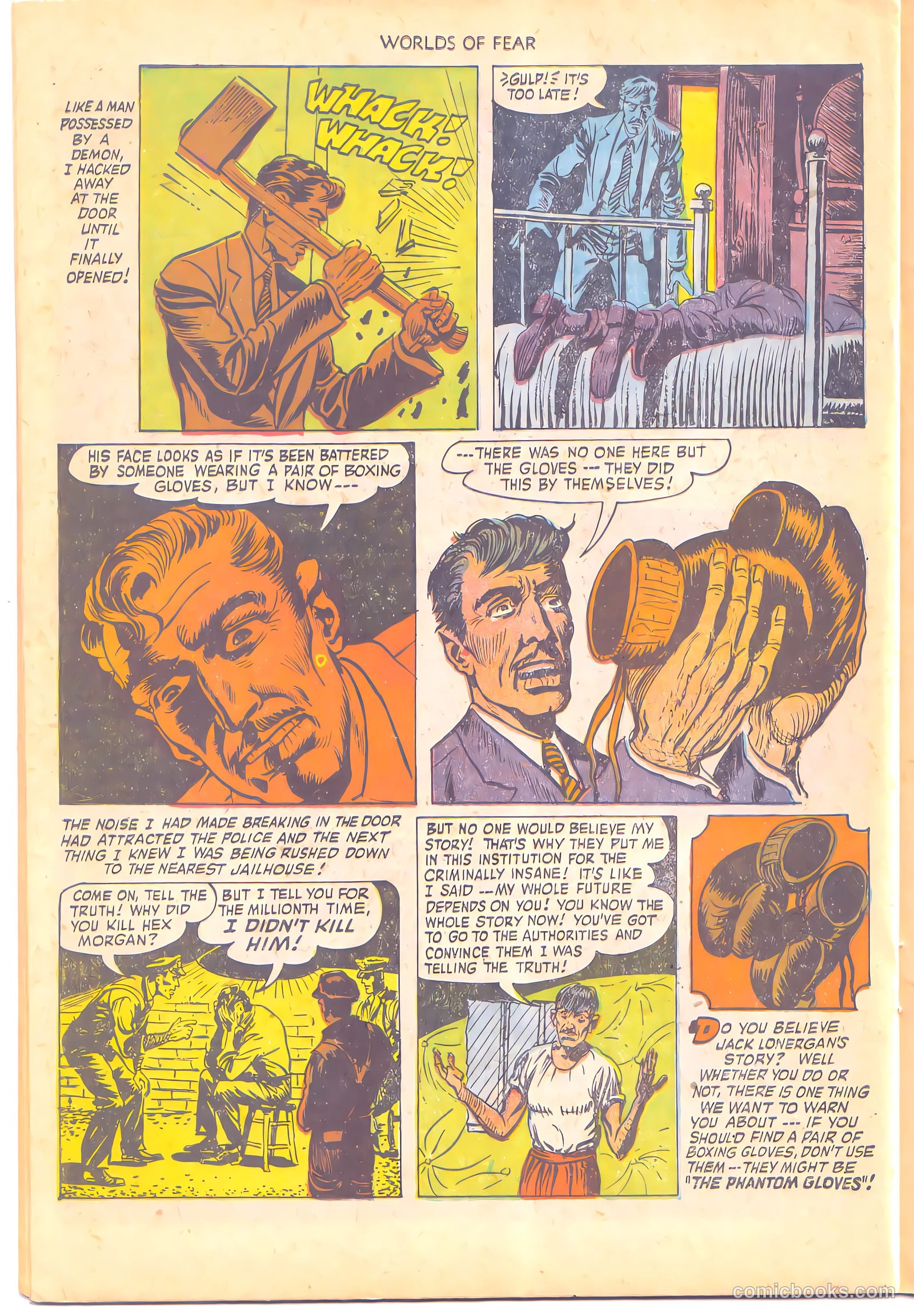 Worlds of Fear #8 (1953) — page 22 of 36