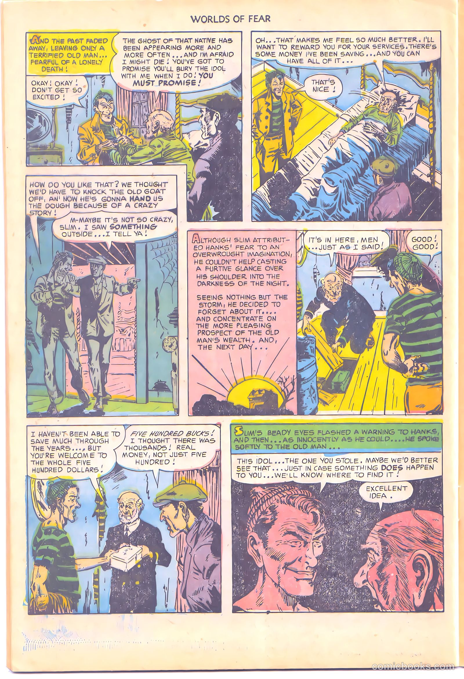 Worlds of Fear #8 (1953) — page 28 of 36