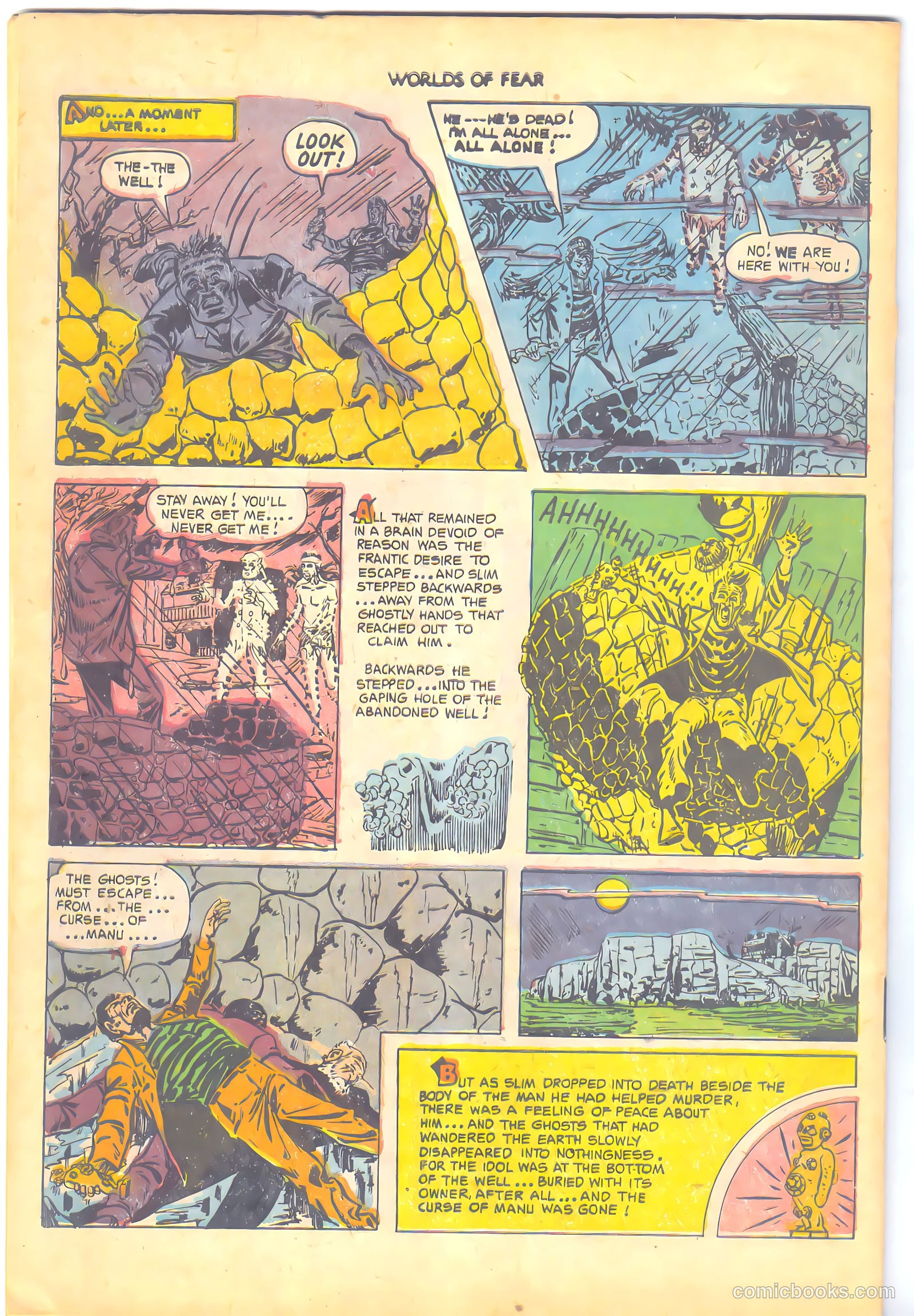 Worlds of Fear #8 (1953) — page 34 of 36