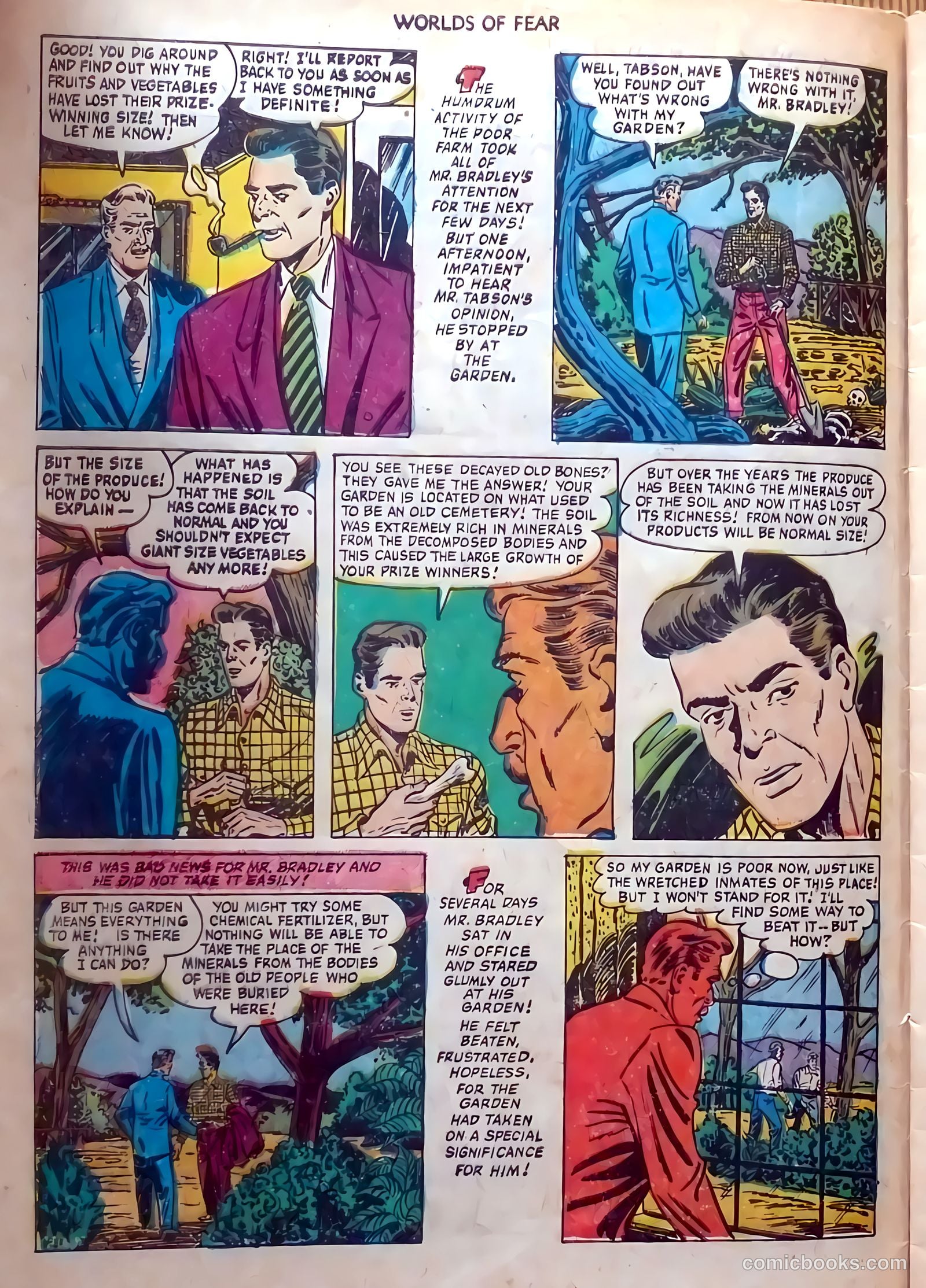 Worlds of Fear #9 (1953) — page 4 of 36