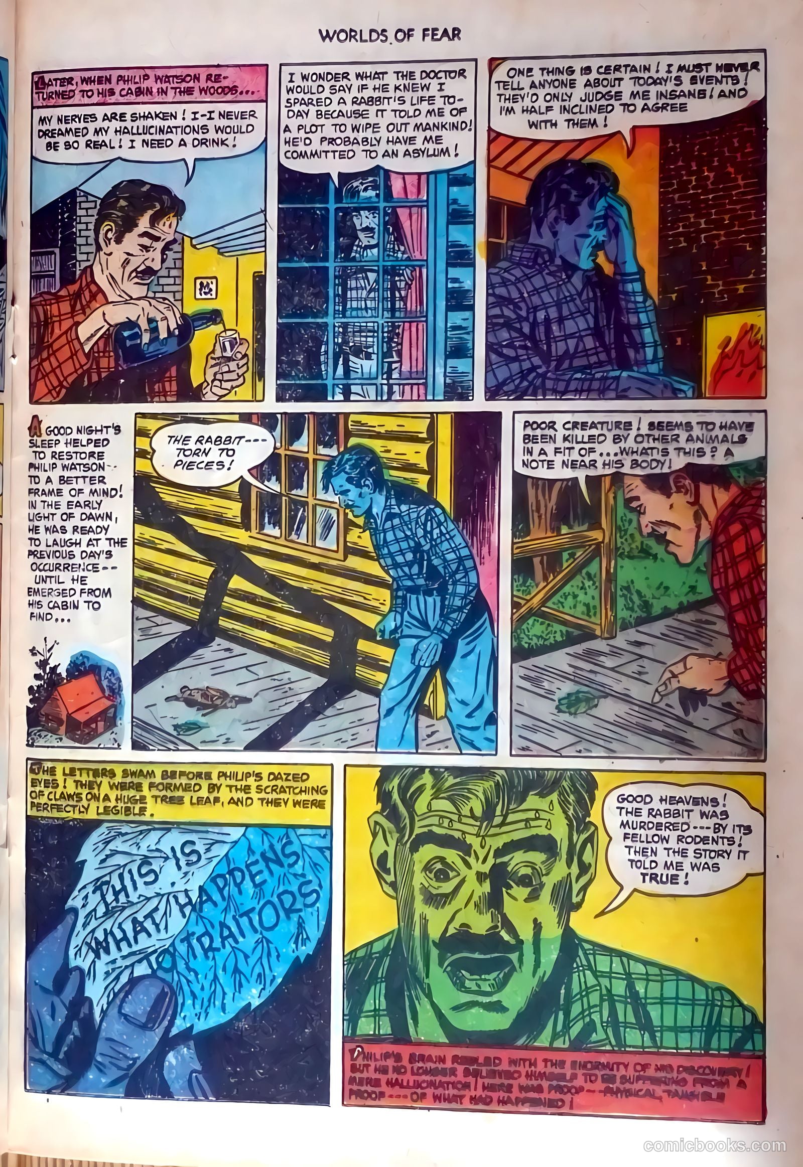 Worlds of Fear #9 (1953) — page 21 of 36