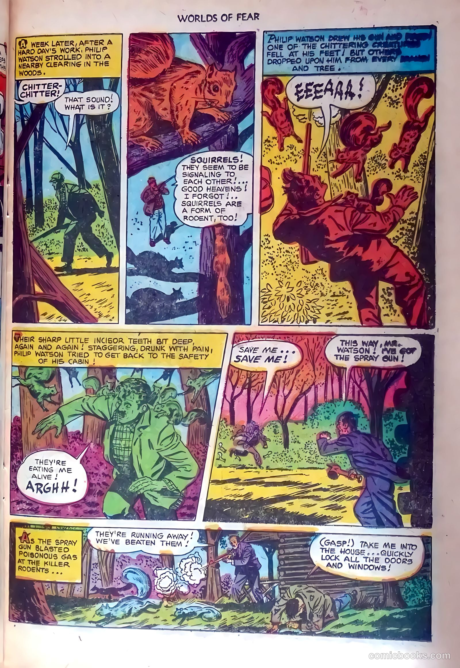 Worlds of Fear #9 (1953) — page 23 of 36