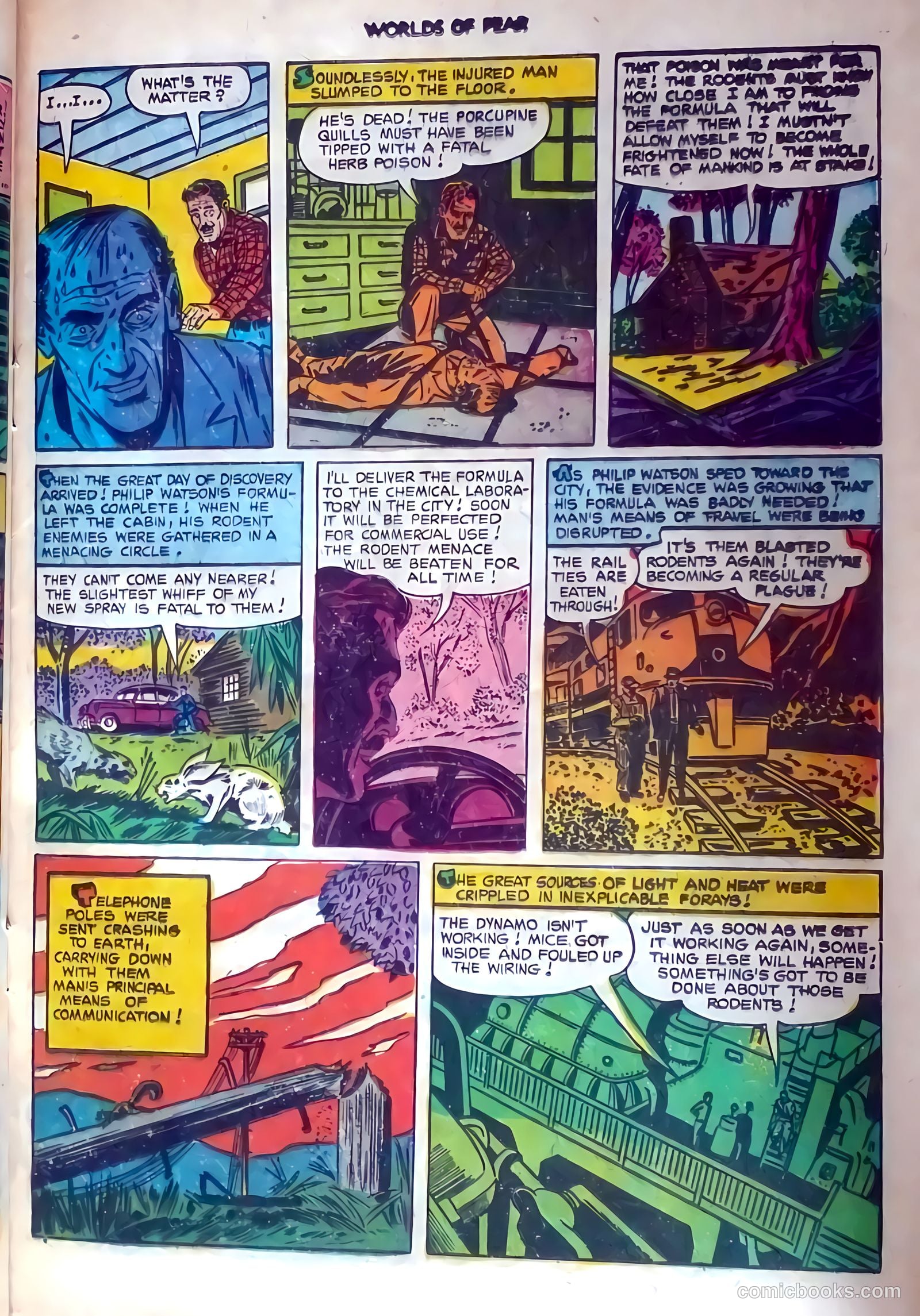 Worlds of Fear #9 (1953) — page 25 of 36